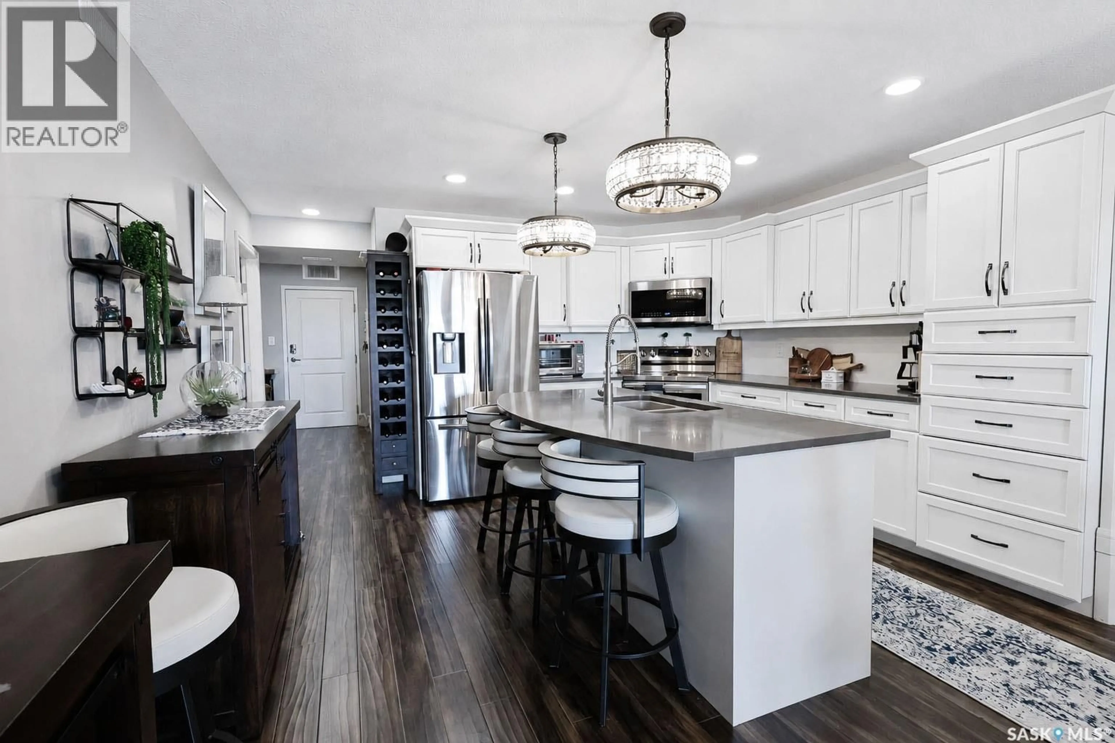 Open concept kitchen, unknown for #303 - 1600 1ST STREET, Prince Albert Saskatchewan S6V1G7