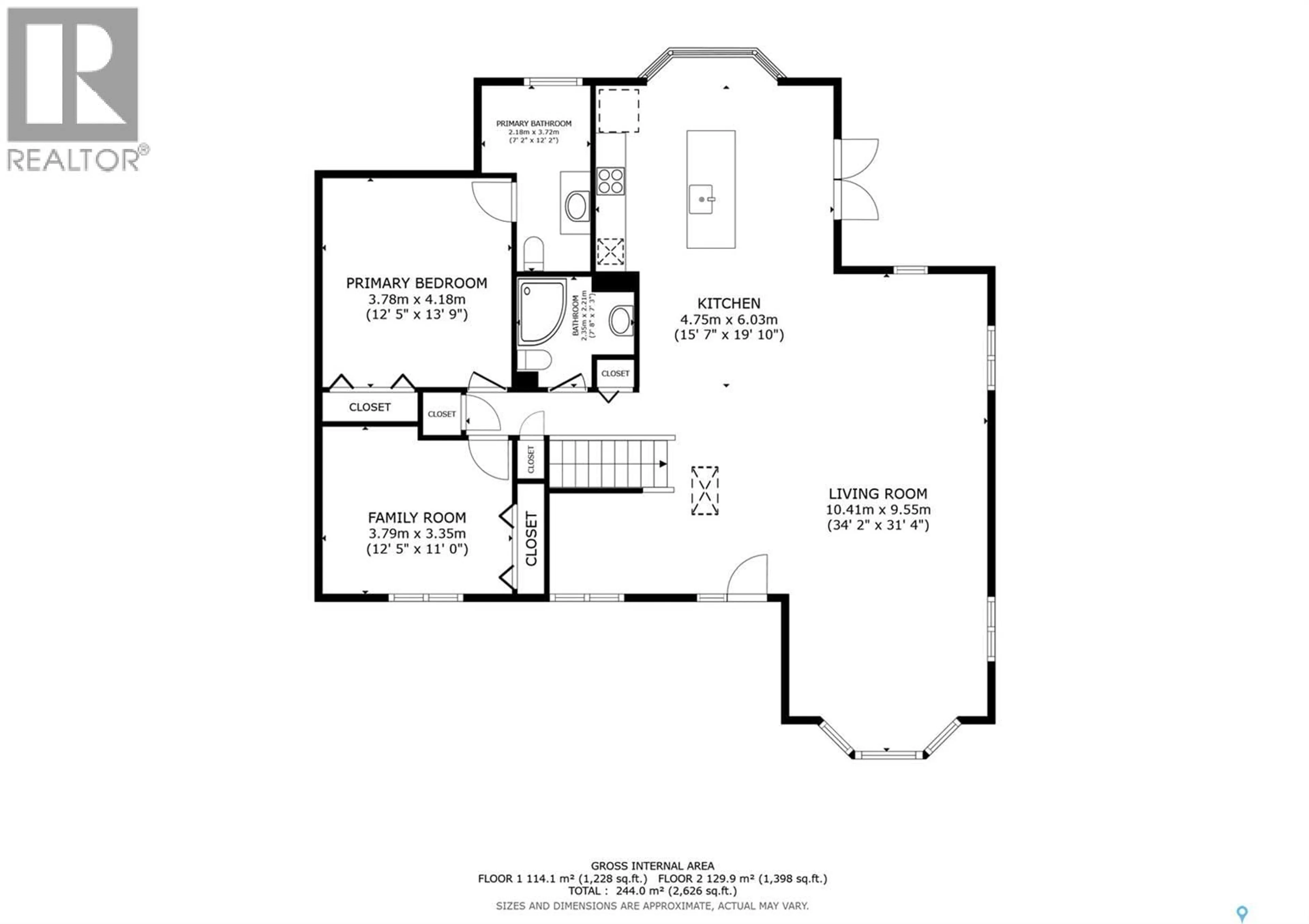 Floor plan for 105 SARGENT CRESCENT, Lake Diefenbaker Saskatchewan S0H3P0