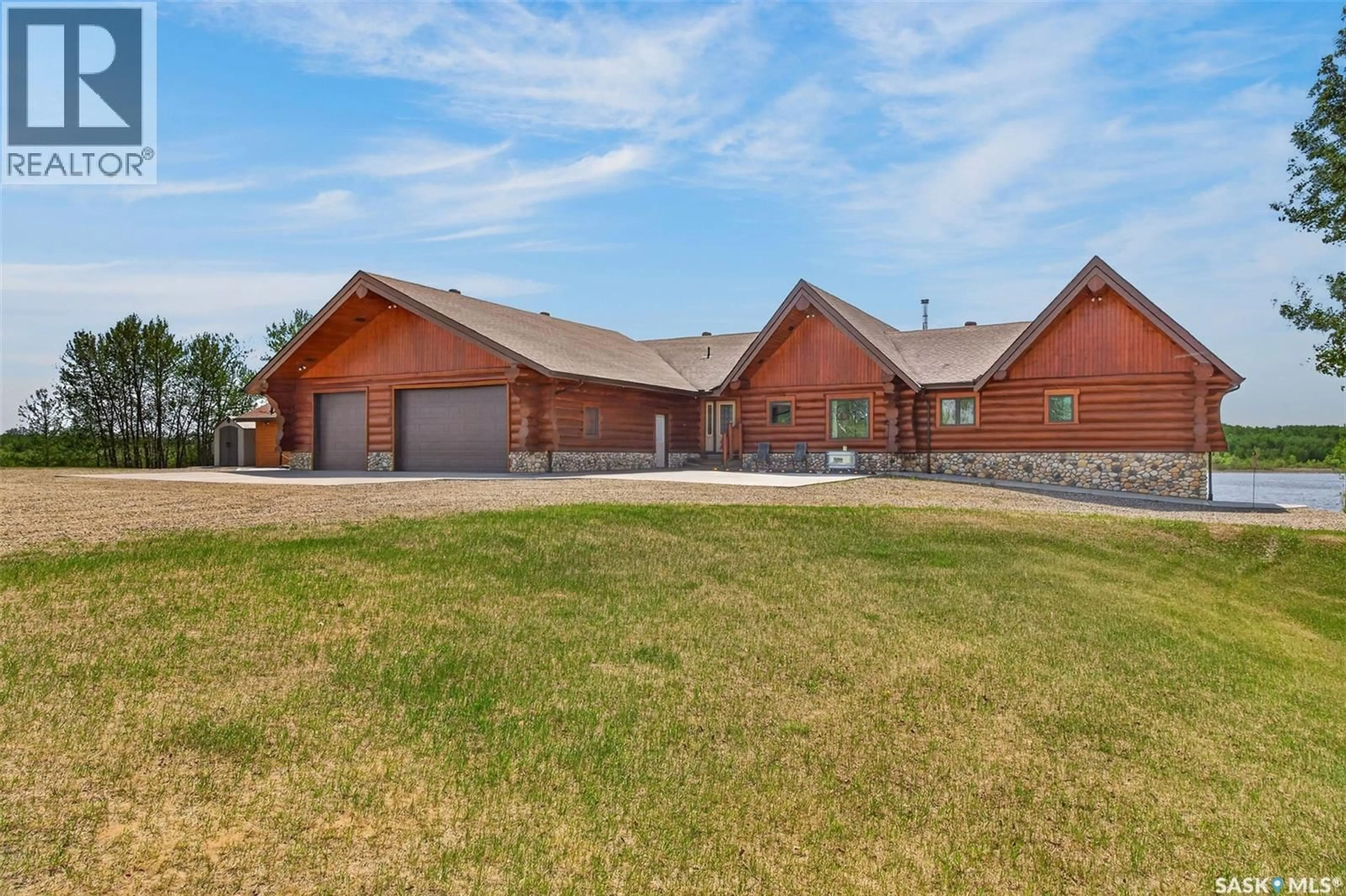 A pic from outside/outdoor area/front of a property/back of a property/a pic from drone, street for FLATWATER RANCH, Duck Lake Rm No. 463 Saskatchewan S0K1J0