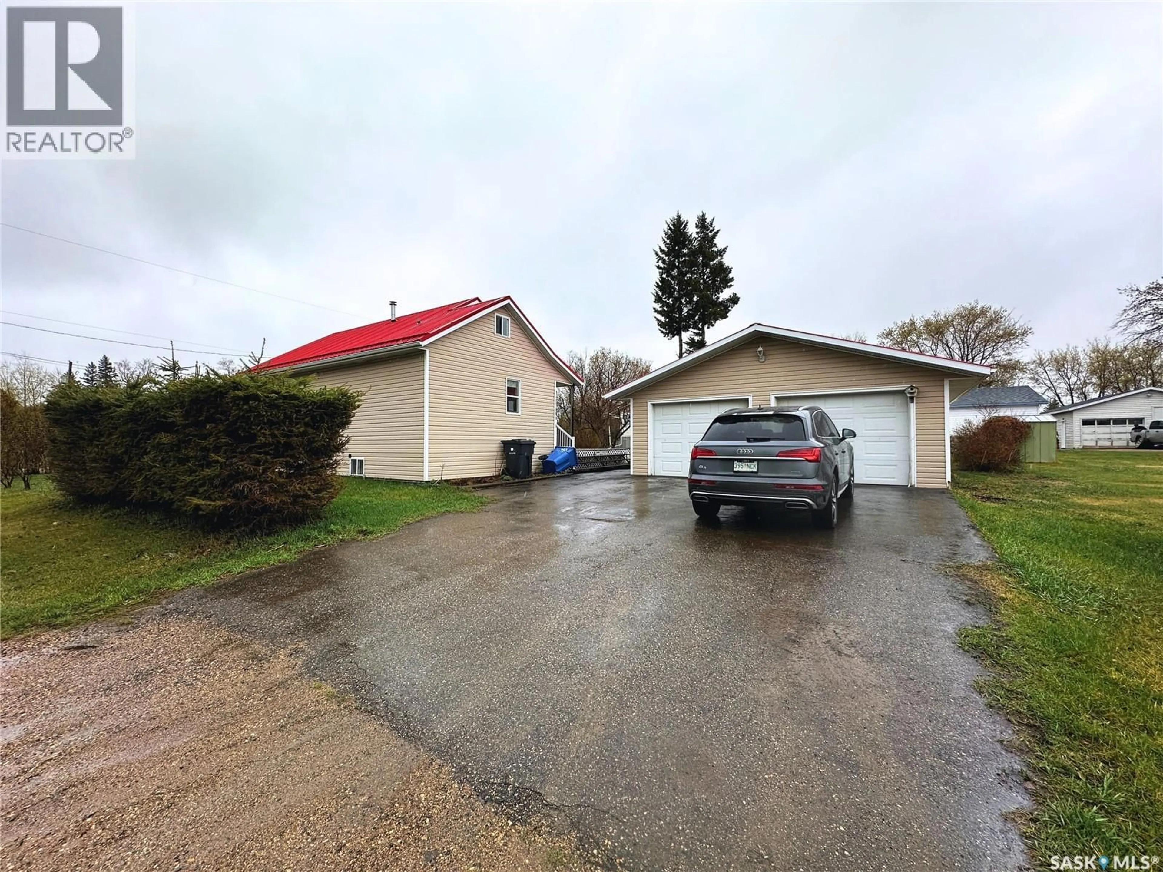 A pic from outside/outdoor area/front of a property/back of a property/a pic from drone, street for 404 RAILWAY AVENUE, Blaine Lake Saskatchewan S0J0J0