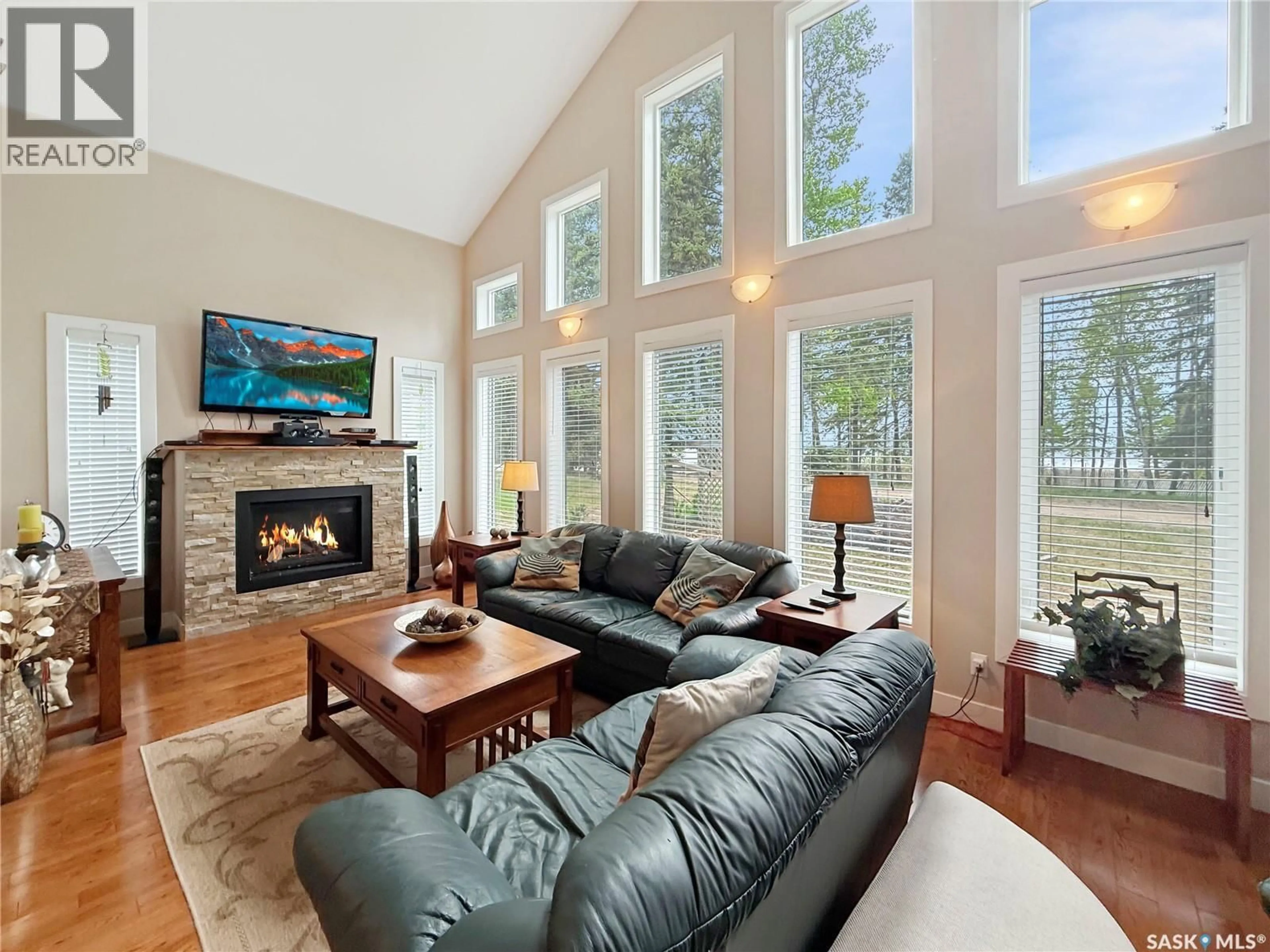Living room with furniture, unknown for 110 LAKESHORE DRIVE, Candle Lake Saskatchewan S0J3E0