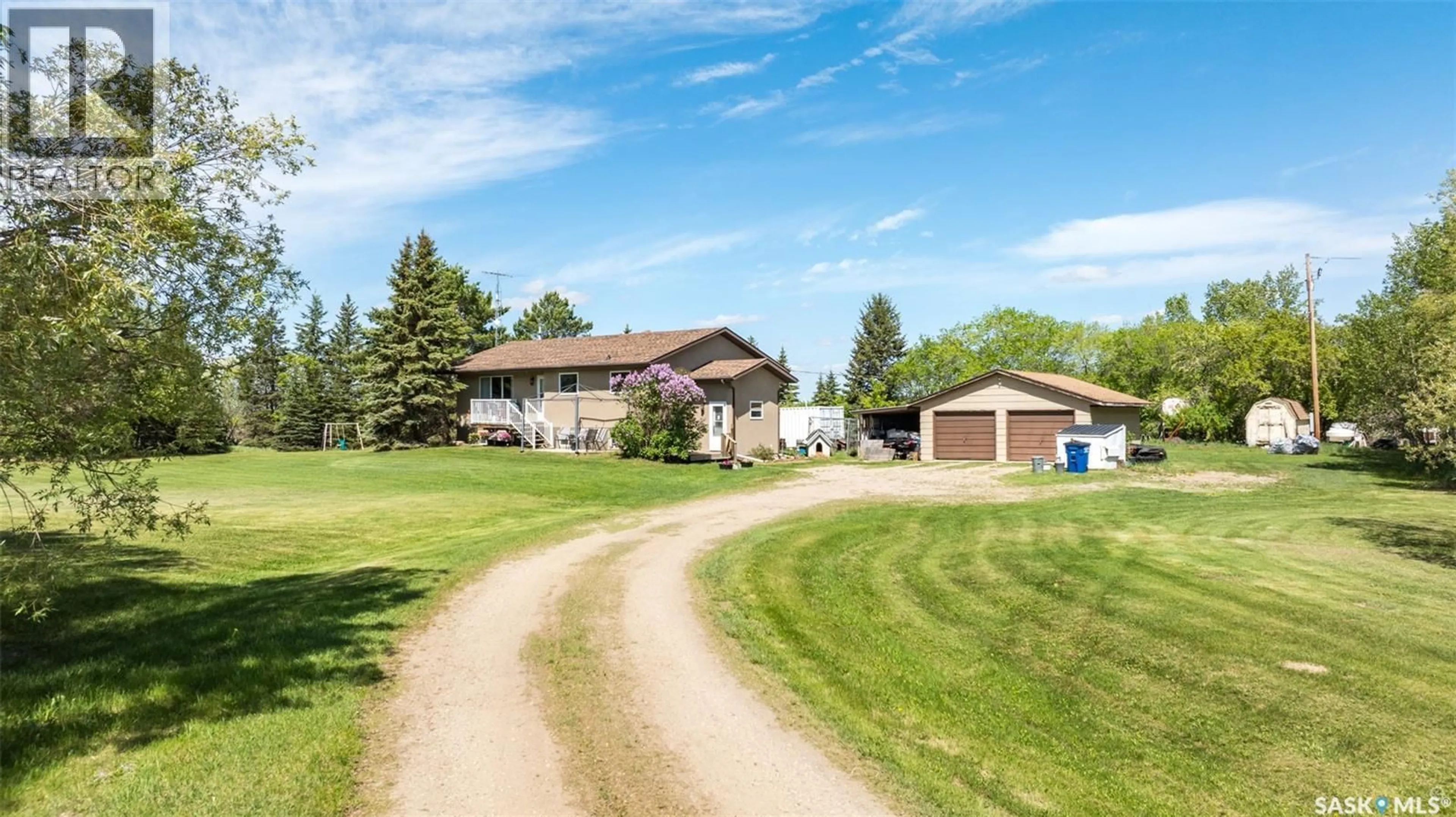 A pic from outside/outdoor area/front of a property/back of a property/a pic from drone, street for HOLBEIN ACREAGE, Shellbrook Rm No. 493 Saskatchewan S0J2E0