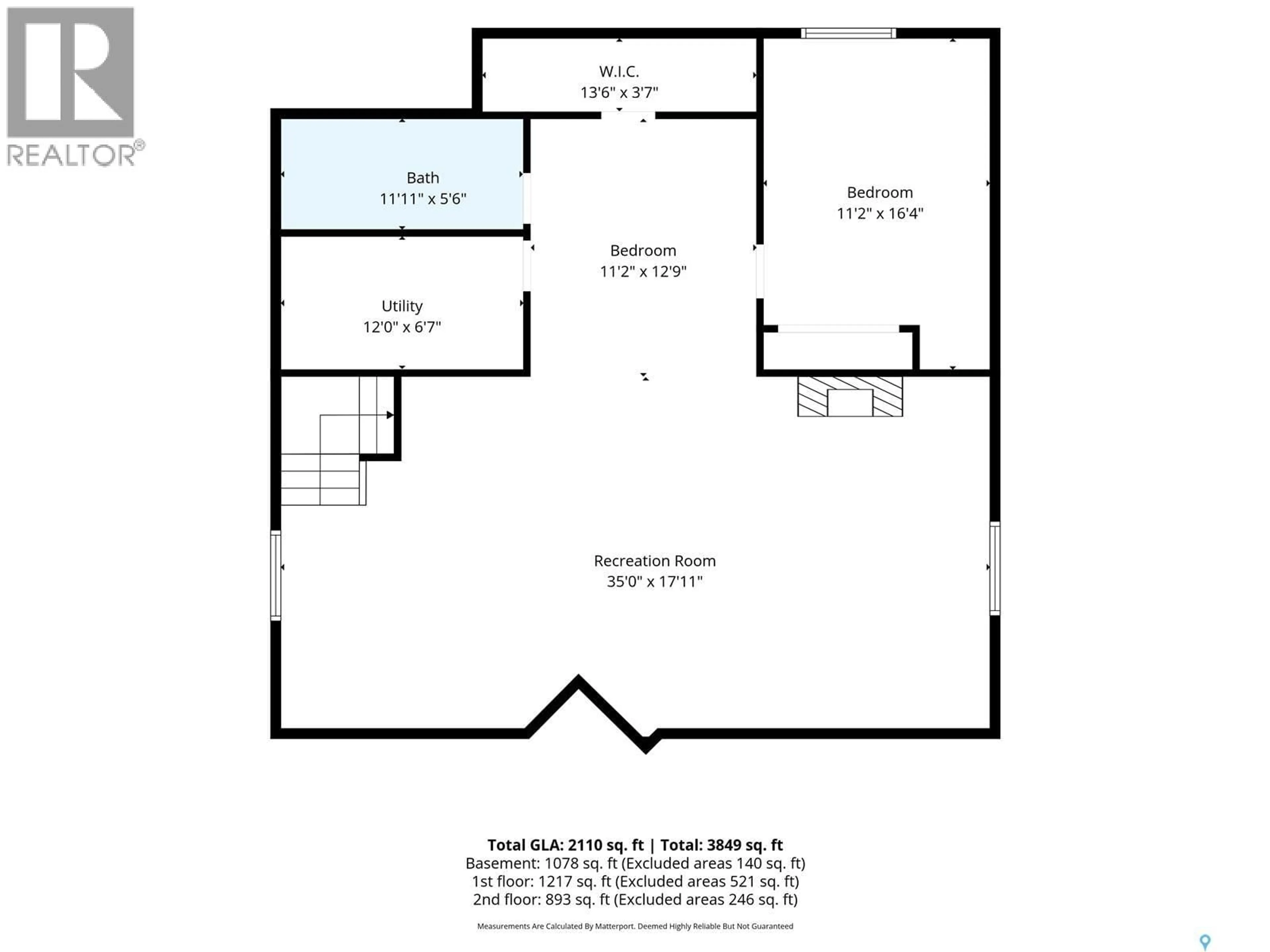 Floor plan for 4 PALMER PLACE, Edenwold Rm No.158 Saskatchewan S4L1A2