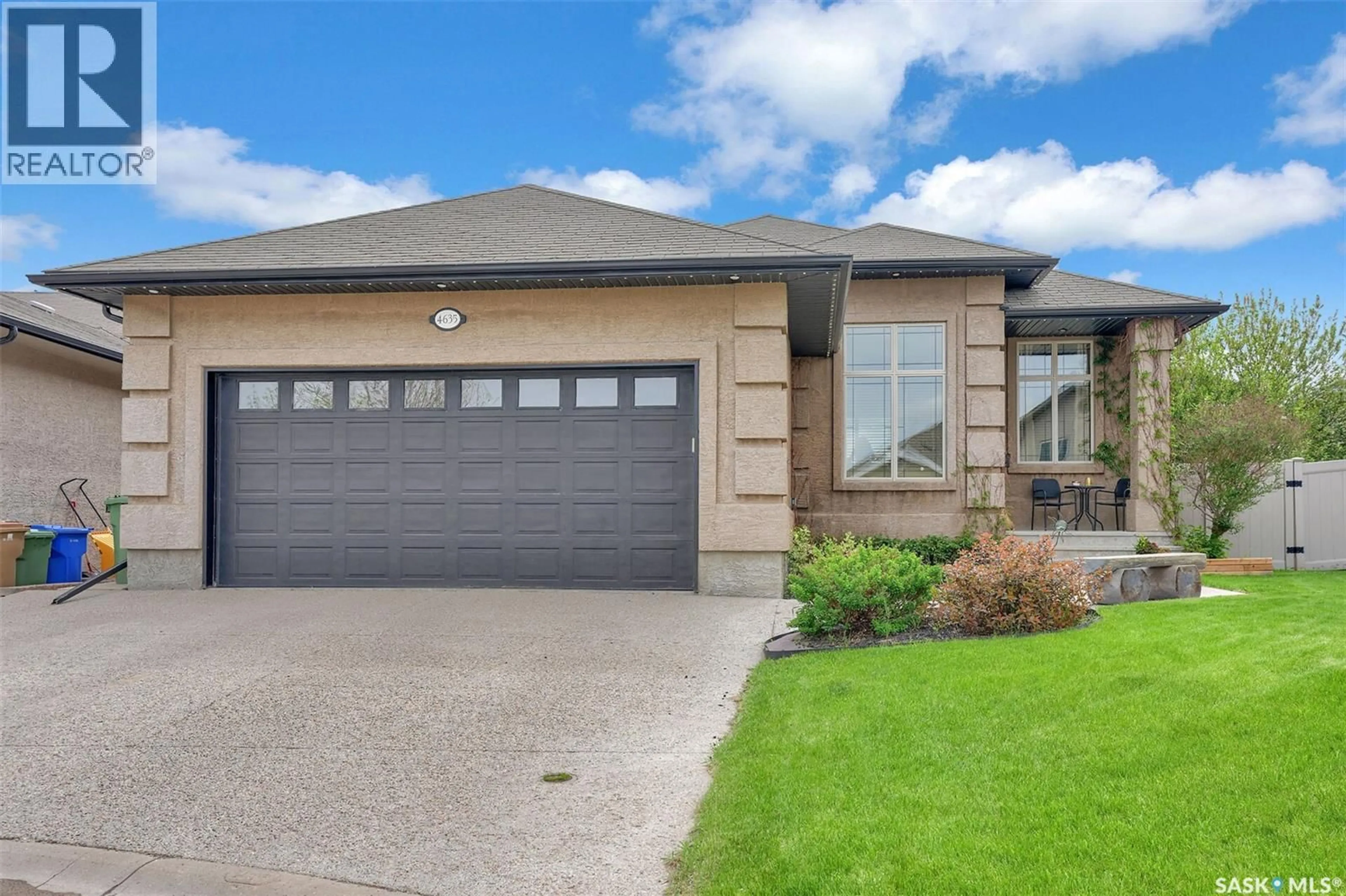 Home with brick exterior material, street for 4635 ELLARD COURT, Regina Saskatchewan S4X0B3