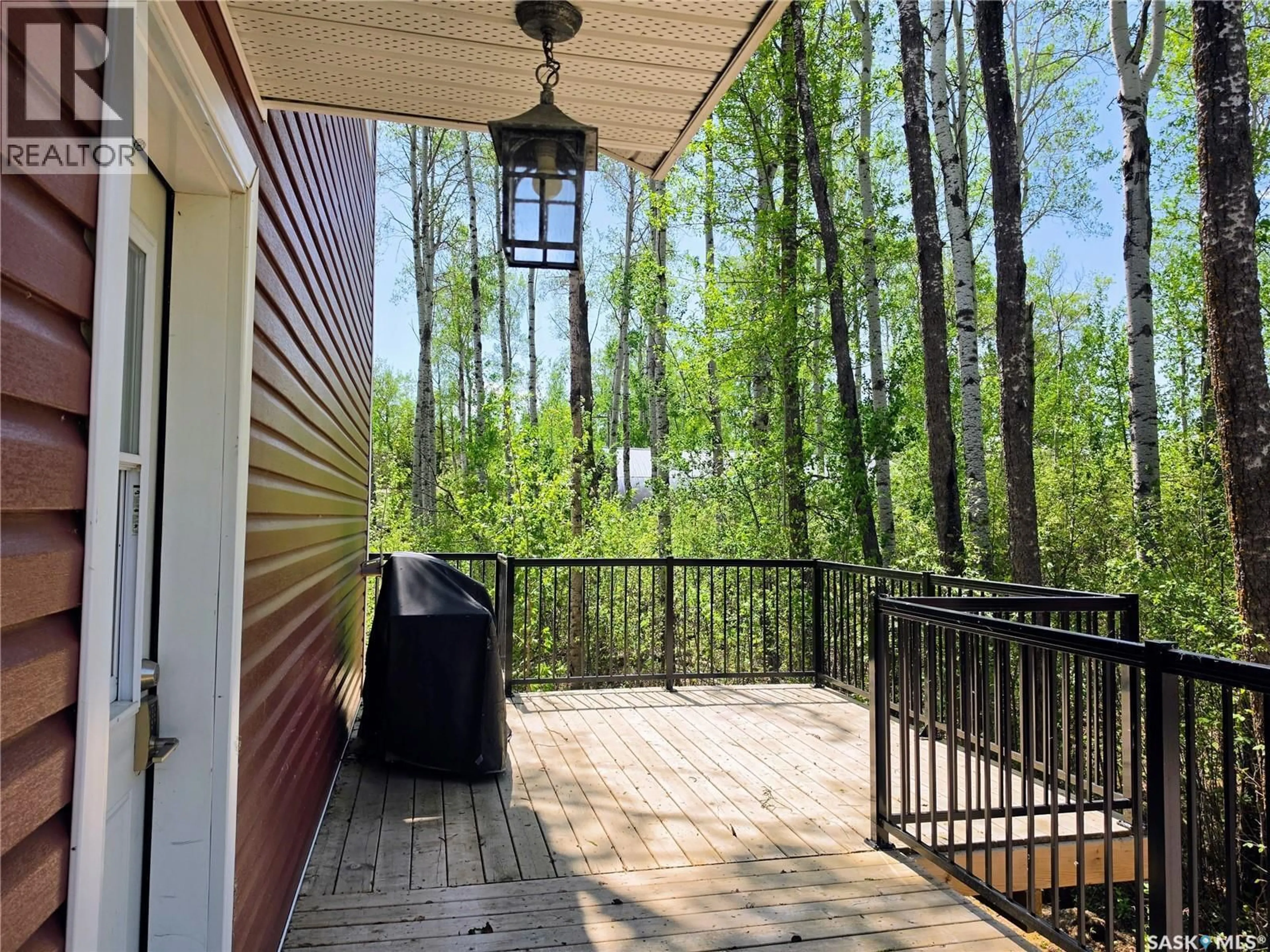 Patio, forest/trees view for 116 WHITE BIRCH DRIVE, Three Lakes Rm No. 400 Saskatchewan S0K2X0