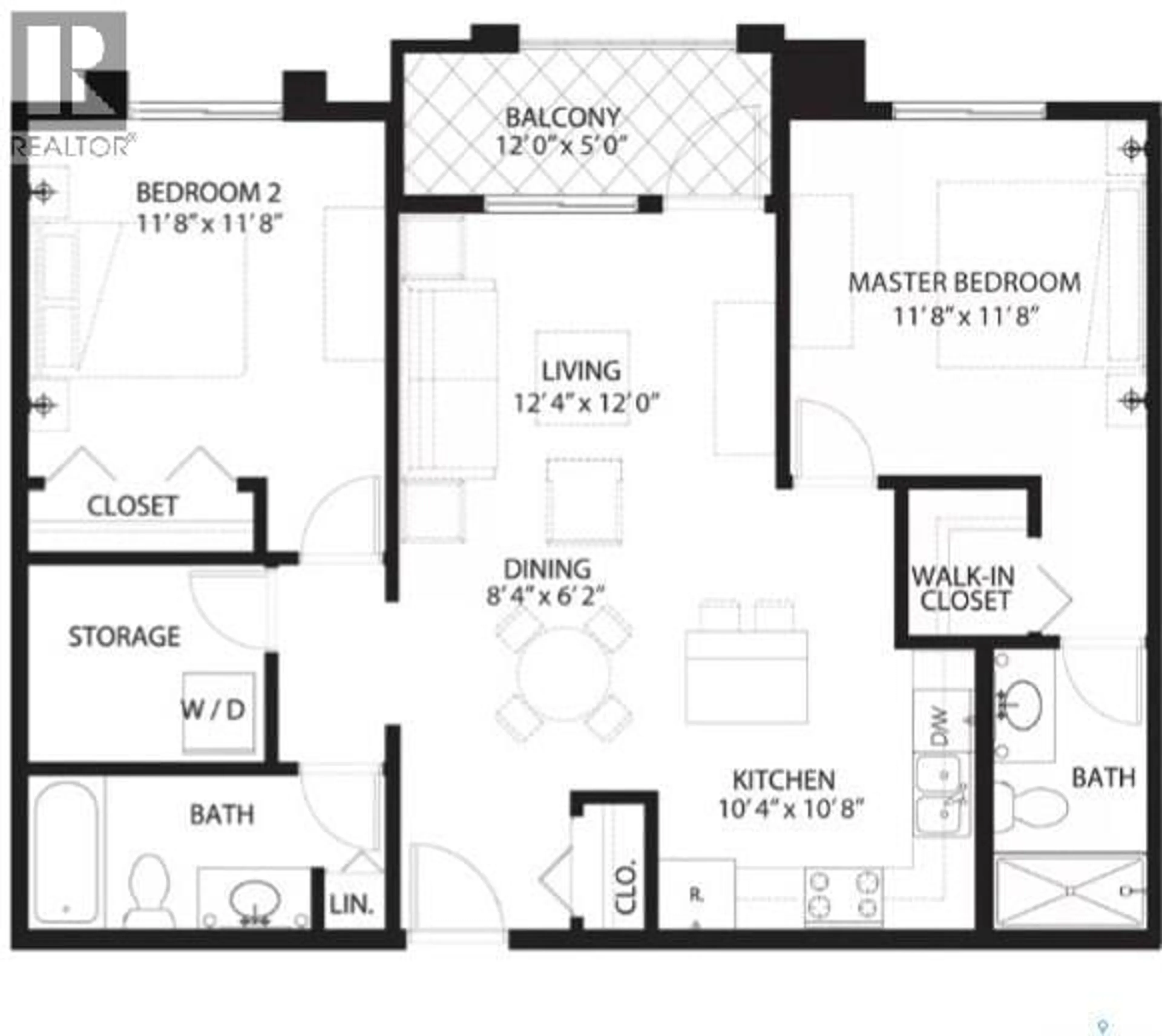 Floor plan for 142 - 307 PAWLYCHENKO LANE, Saskatoon Saskatchewan S7V0N7