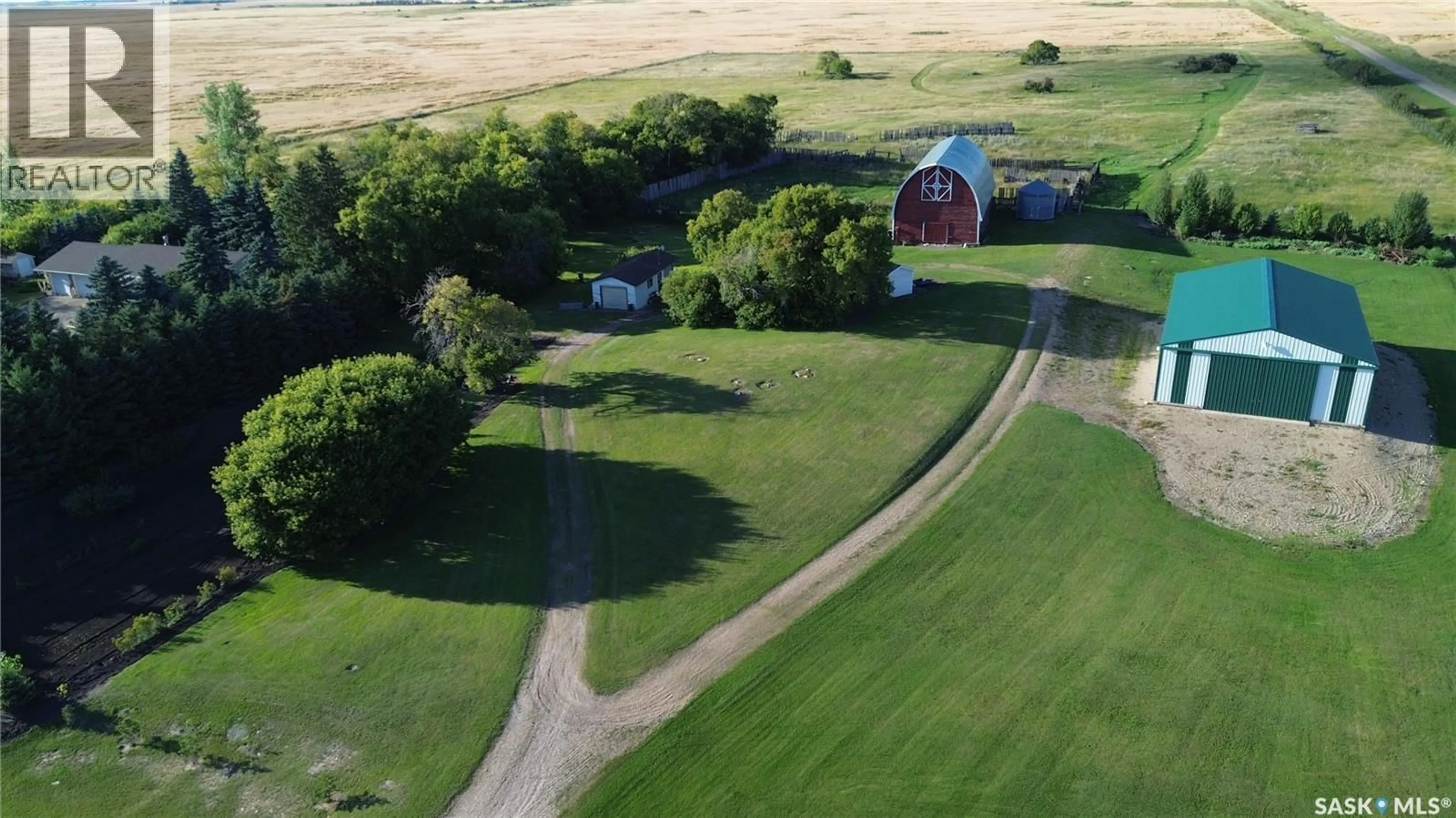 A pic from outside/outdoor area/front of a property/back of a property/a pic from drone, unknown for Acreage - JOURNEY ACRES, Langenburg Rm No. 181 Saskatchewan S0A0M0