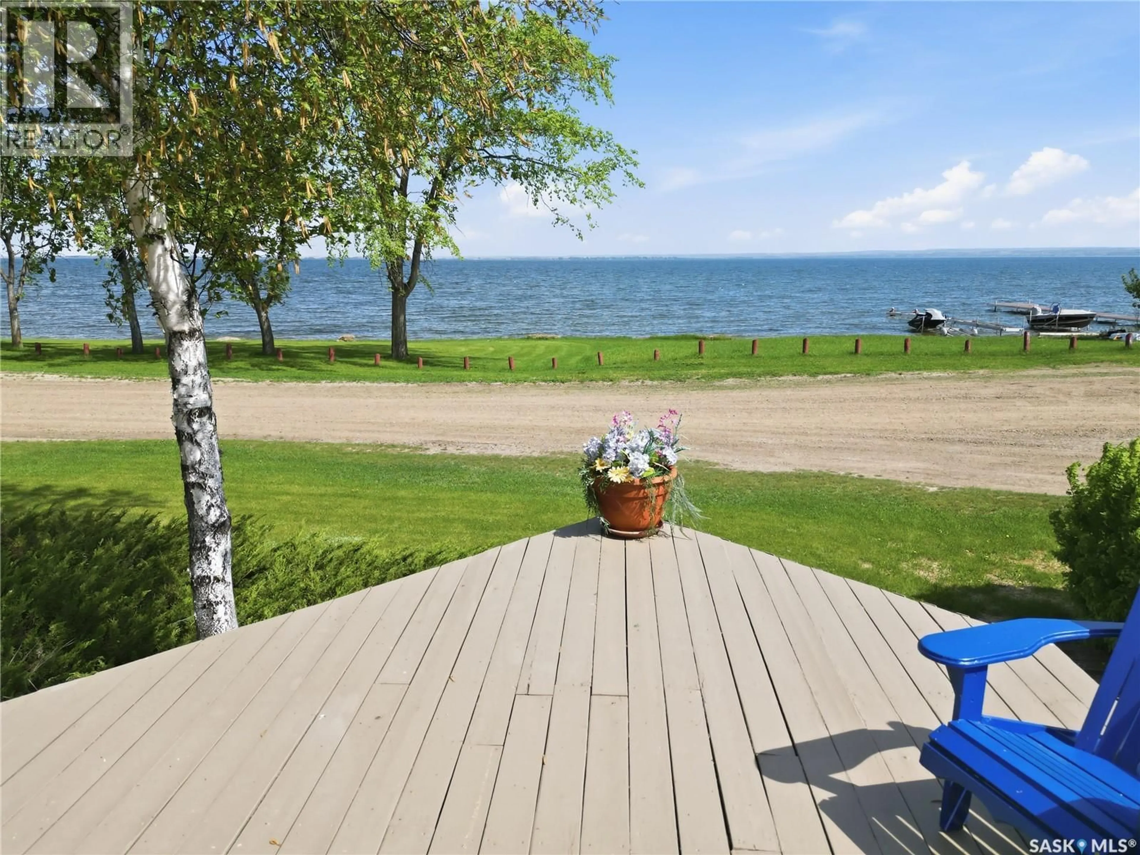 Patio, water/lake/river/ocean view for 640 BEACH AVENUE, Meota Saskatchewan S0M1X0