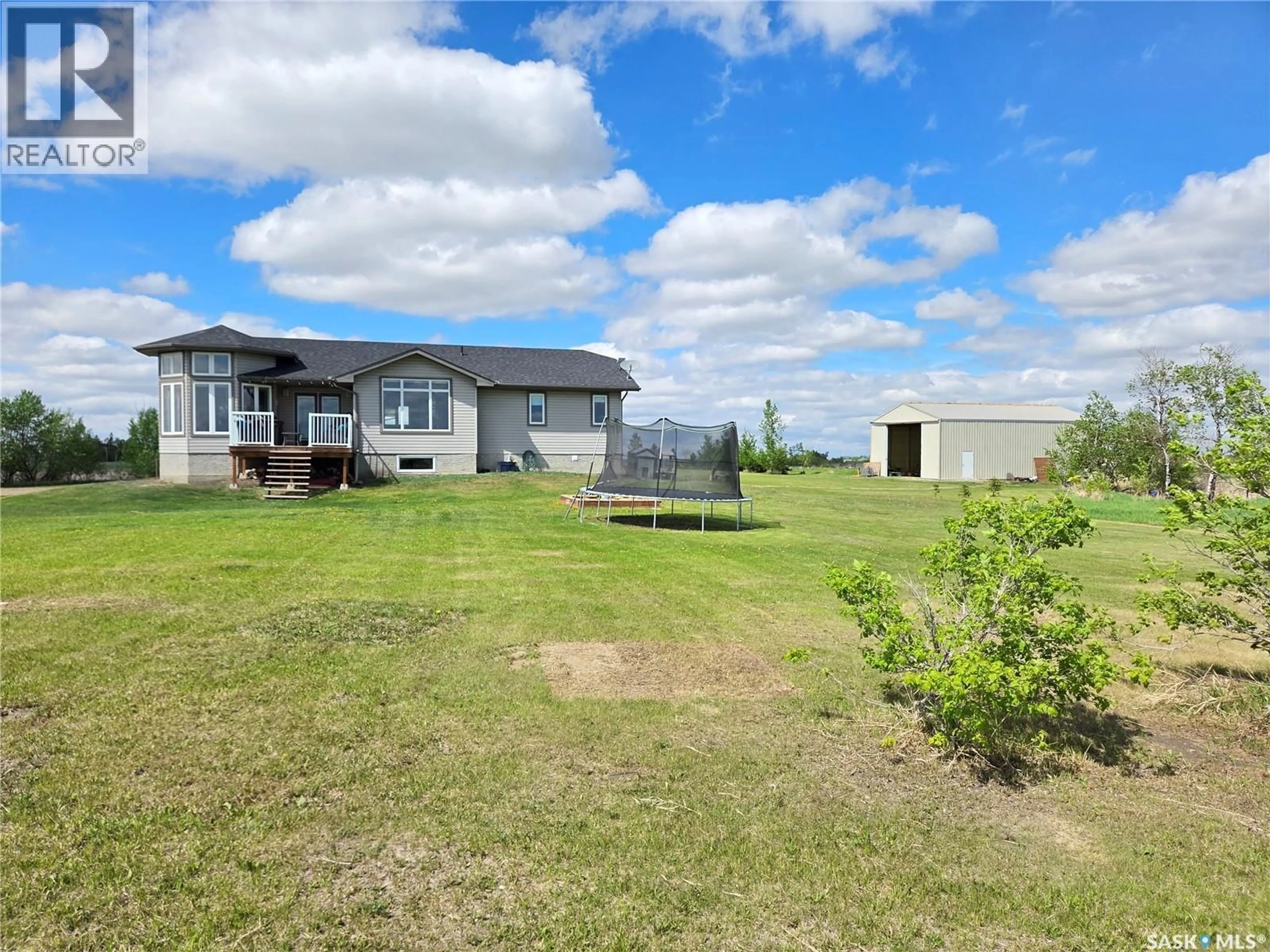 A pic from outside/outdoor area/front of a property/back of a property/a pic from drone, water/lake/river/ocean view for MALENFANT ACREAGE, Antler Rm No. 61 Saskatchewan S0C2H0