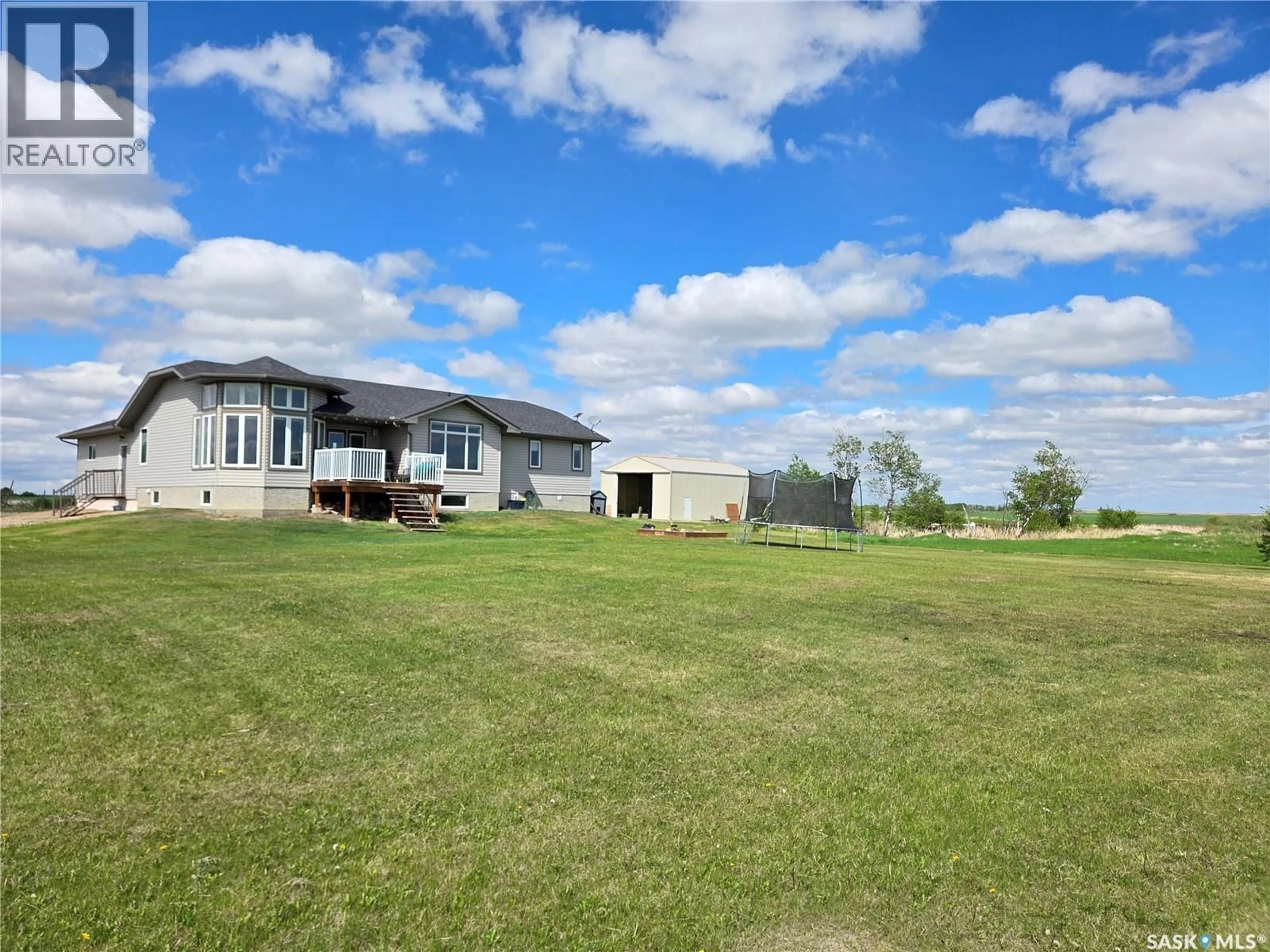 A pic from outside/outdoor area/front of a property/back of a property/a pic from drone, water/lake/river/ocean view for MALENFANT ACREAGE, Antler Rm No. 61 Saskatchewan S0C2H0