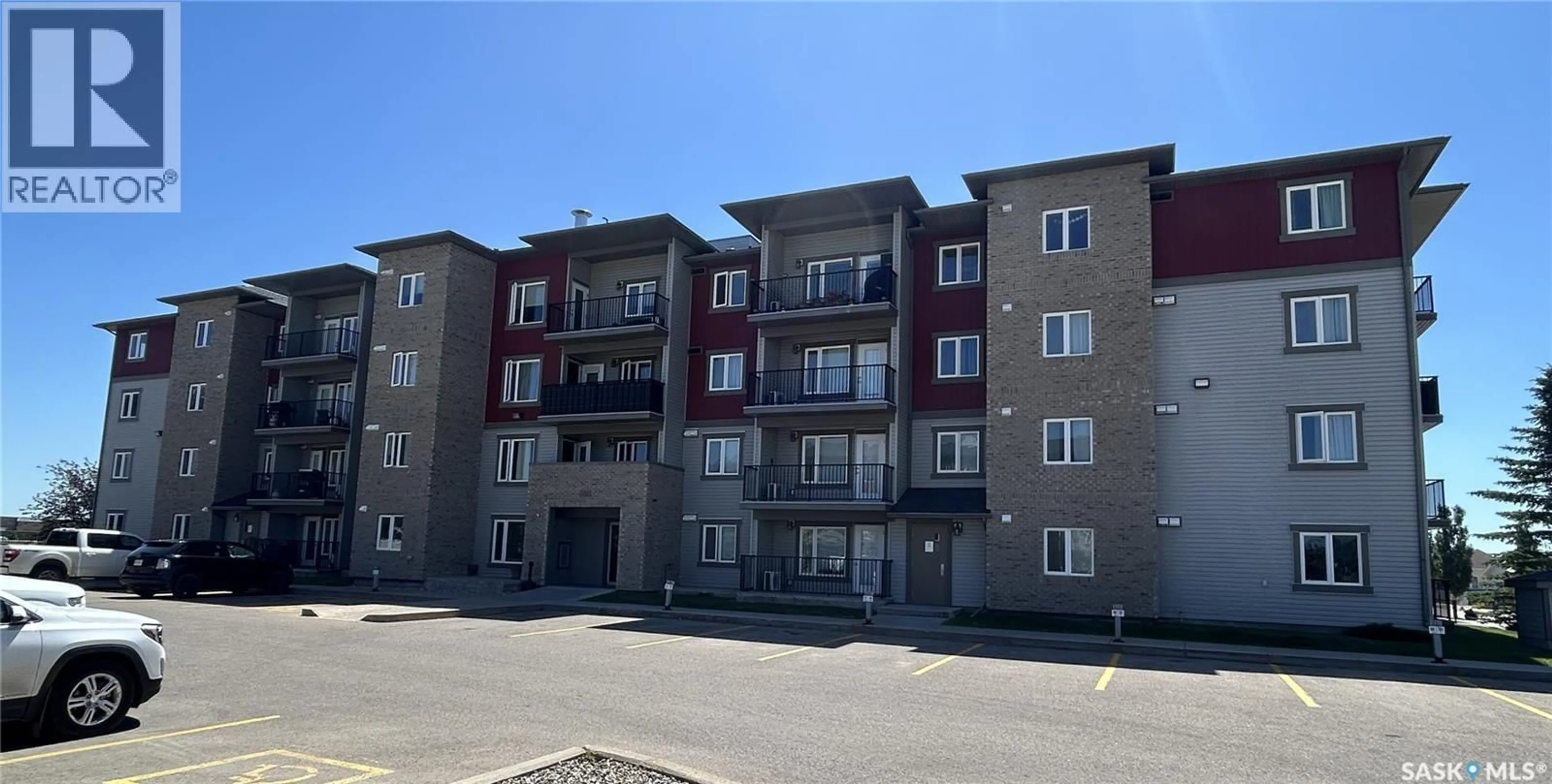 A pic from outside/outdoor area/front of a property/back of a property/a pic from drone, building for 210 308 PETTERSON DRIVE, Estevan Saskatchewan S4A2B8