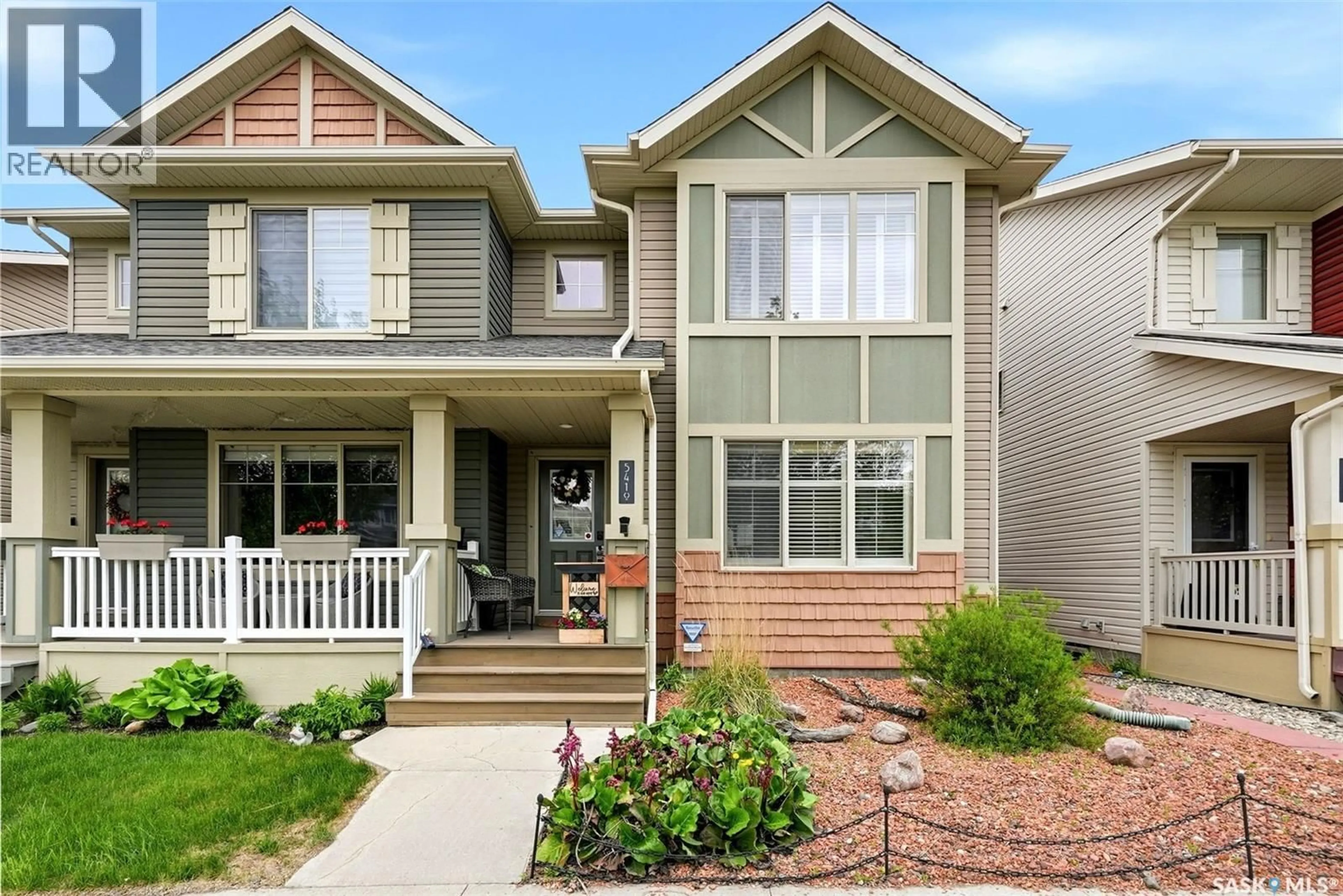 Home with vinyl exterior material, street for 5410 GORDON ROAD, Regina Saskatchewan S4W0K3