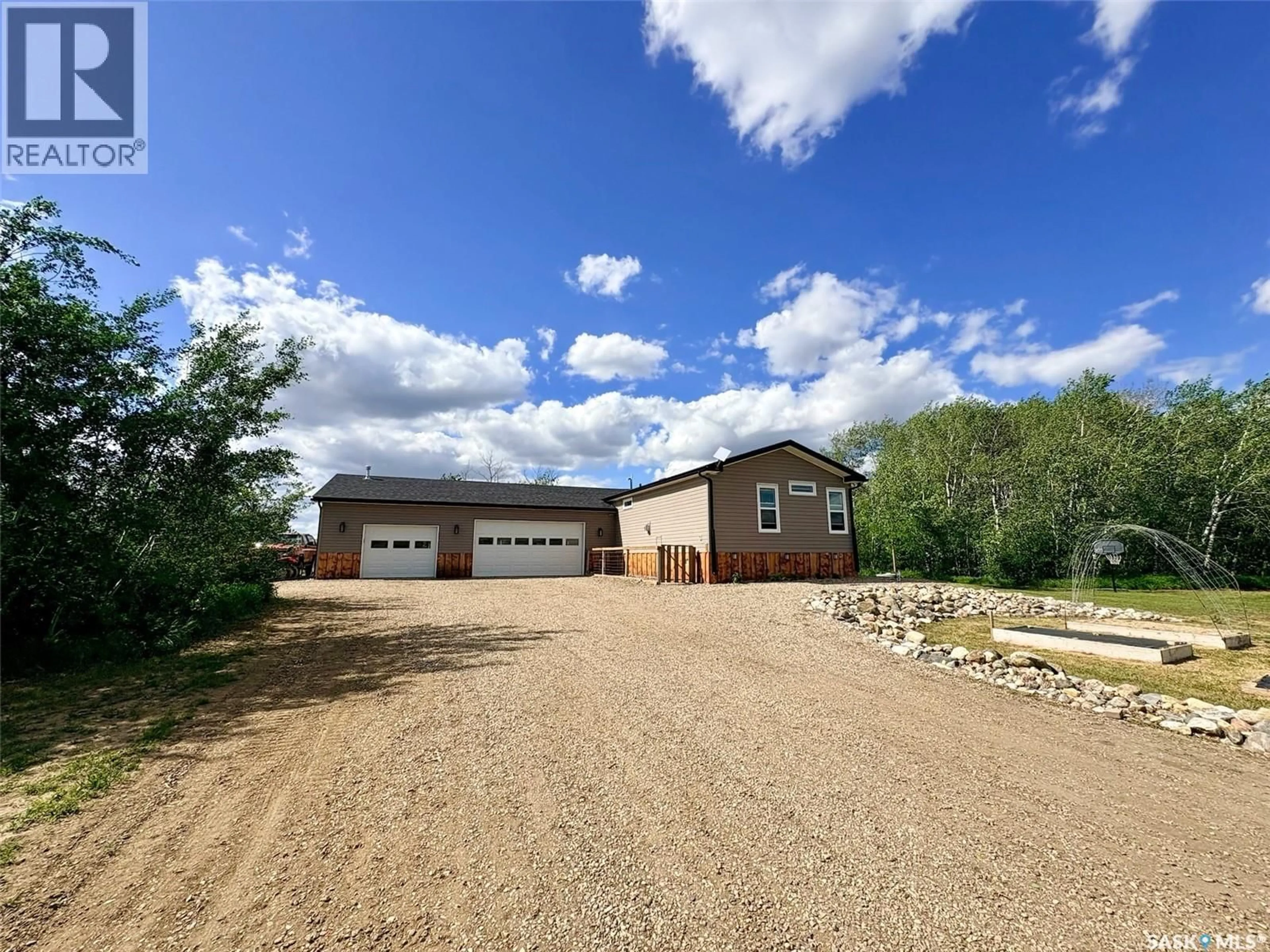 A pic from outside/outdoor area/front of a property/back of a property/a pic from drone, unknown for 295 WALL ROAD, Rosthern Rm No. 403 Saskatchewan S0K1X0