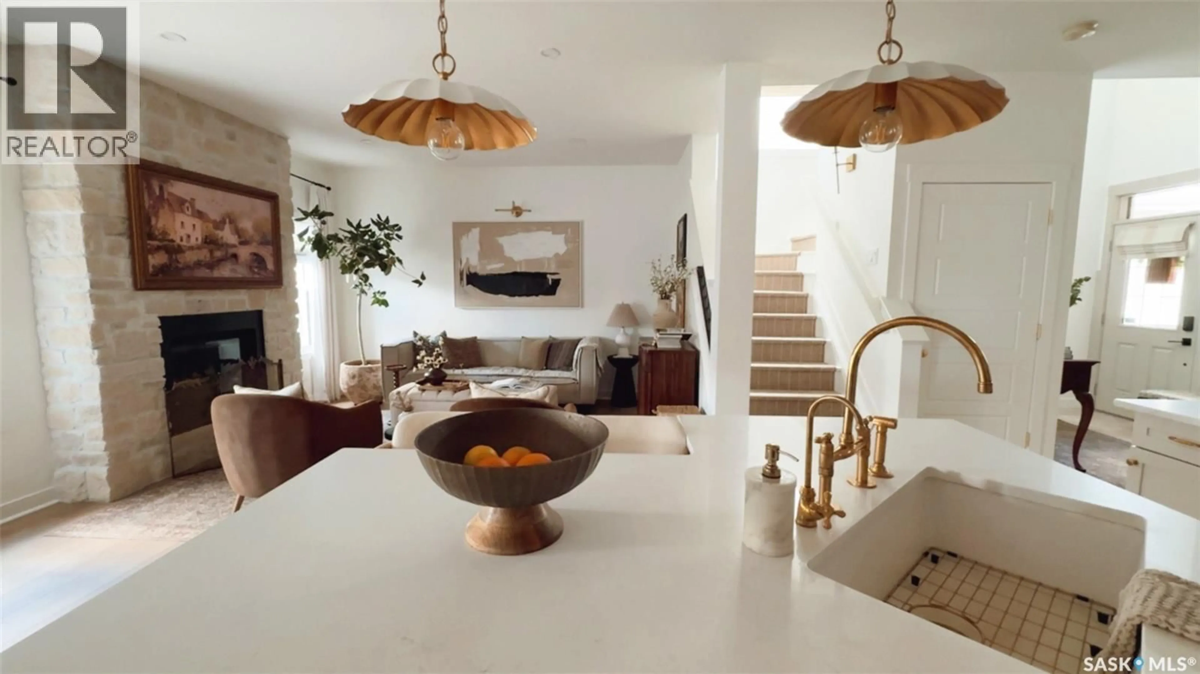 Open concept kitchen, ceramic/tile floor for 4834 LIBERTY STREET, Regina Saskatchewan S4W0K1