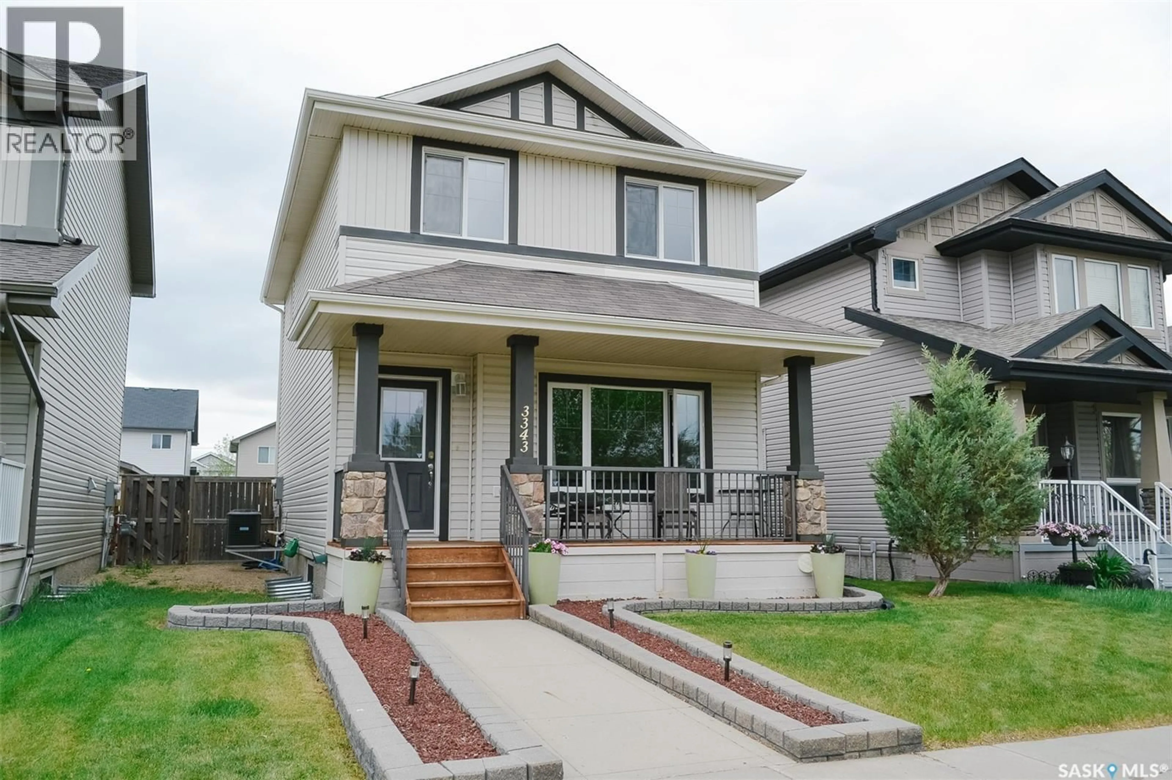 Home with vinyl exterior material, street for 3343 GREEN BANK ROAD, Regina Saskatchewan S4V1P2
