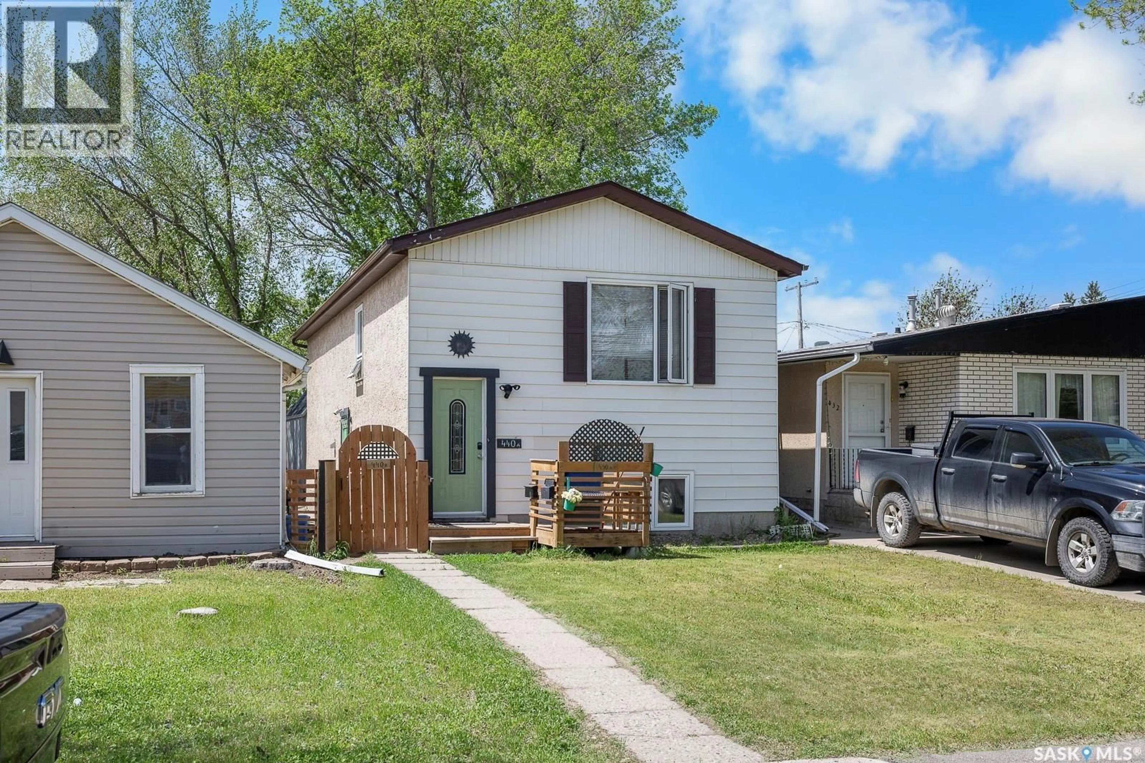 Home with vinyl exterior material, street for 440 LORNE STREET, Regina Saskatchewan S4R2J4