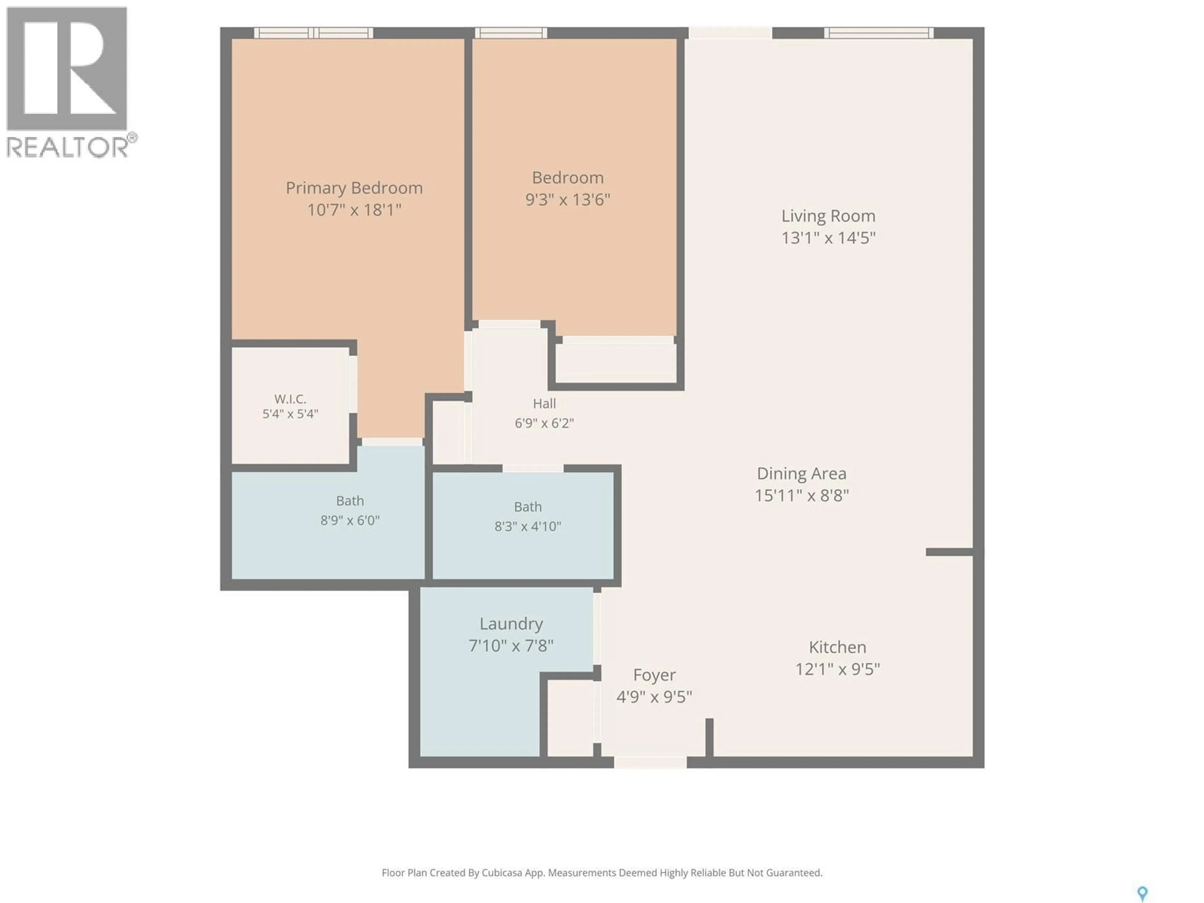 Floor plan for 309 - 2730 MAIN STREET, Saskatoon Saskatchewan S7H0M3