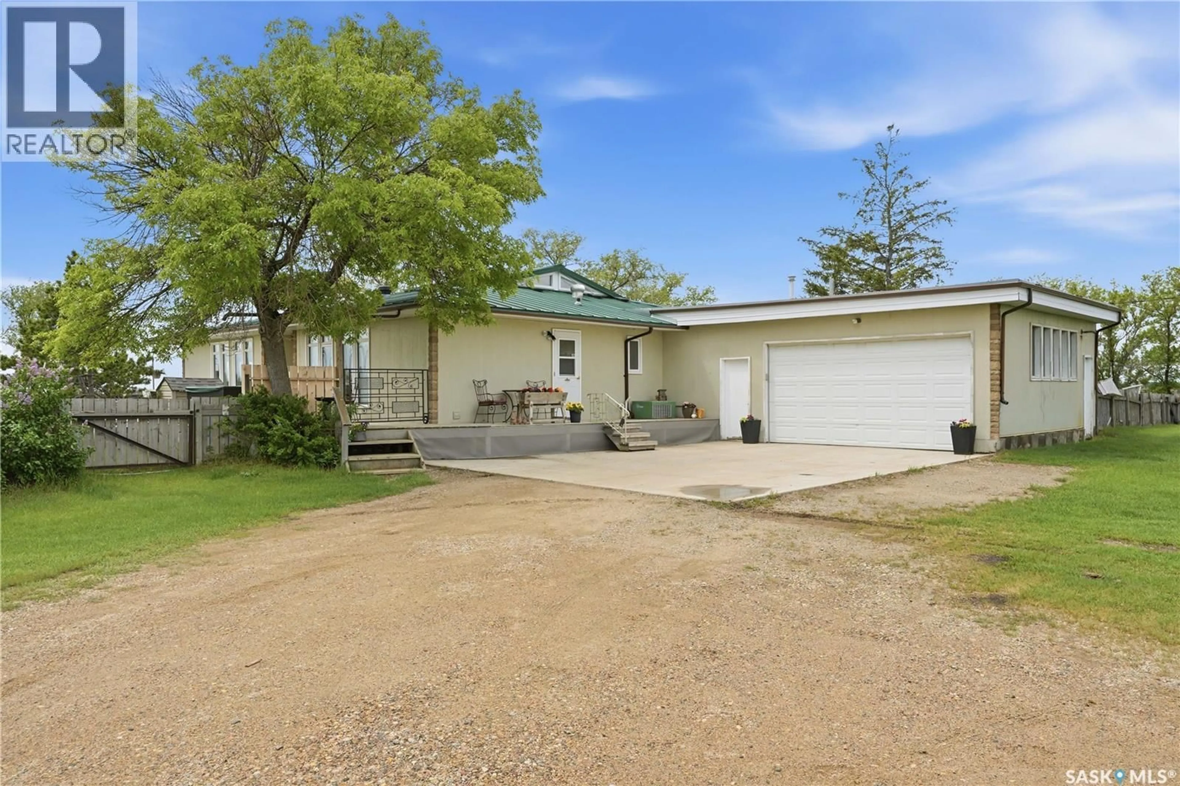A pic from outside/outdoor area/front of a property/back of a property/a pic from drone, street for SACHER ACREAGE, Vanscoy Rm No. 345 Saskatchewan S0K1V0
