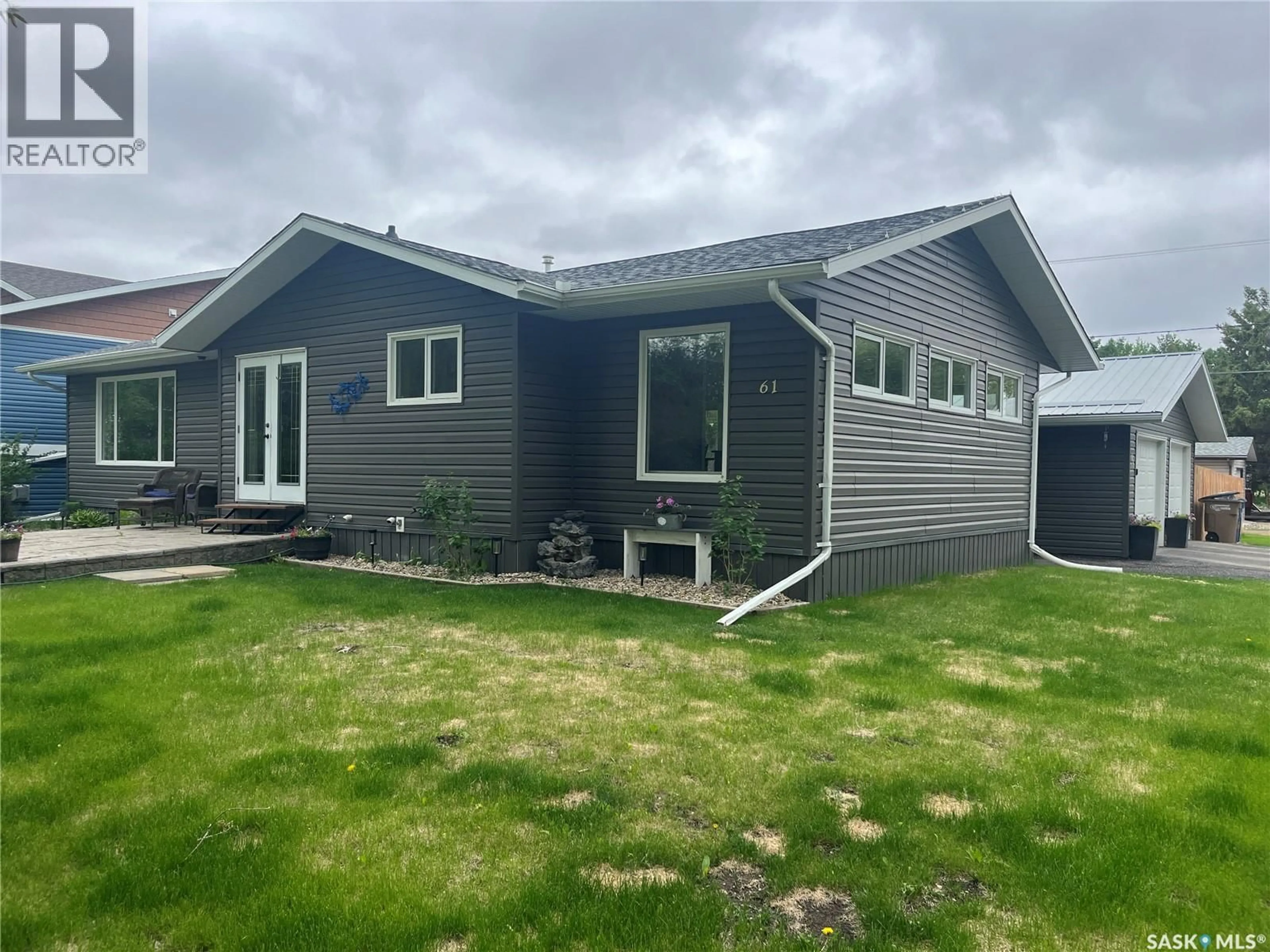 A pic from outside/outdoor area/front of a property/back of a property/a pic from drone, unknown for 61 2ND STREET, Wadena Saskatchewan S0A4J0