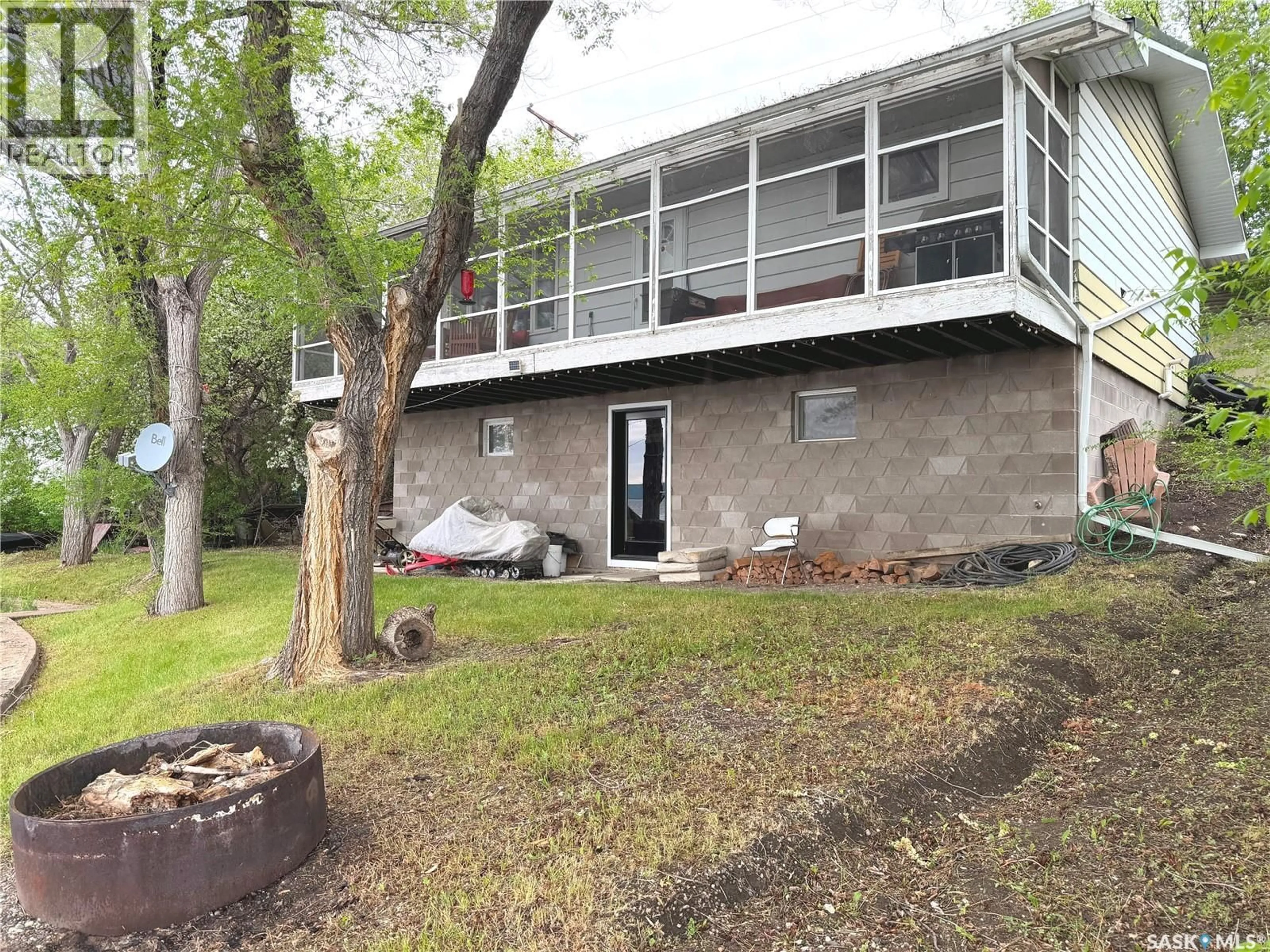 A pic from outside/outdoor area/front of a property/back of a property/a pic from drone, unknown for 66 PASQUA LAKE ROAD, Fort Qu'Appelle Saskatchewan S0G1S0