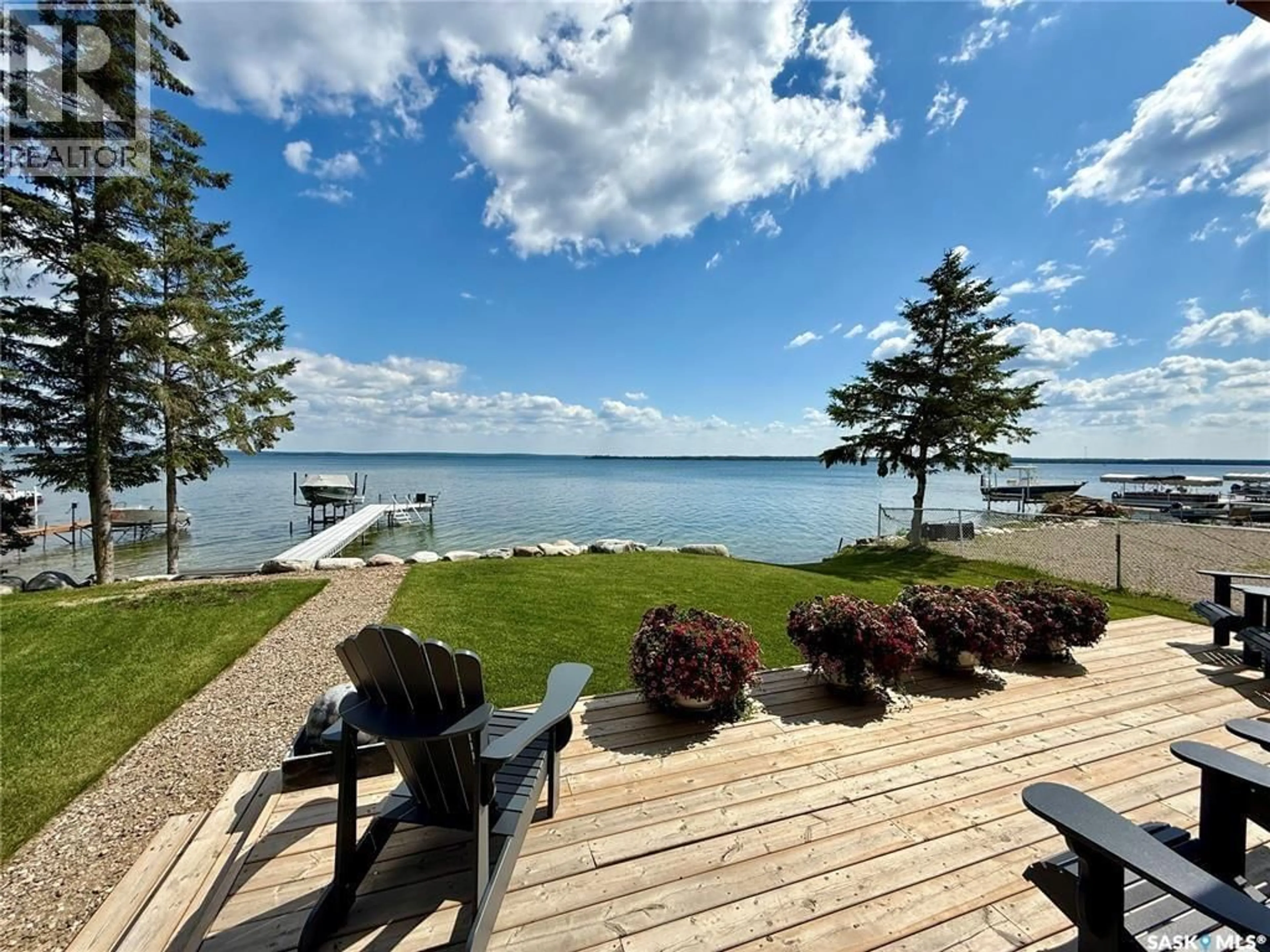 Patio, water/lake/river/ocean view for 22 LAKEVIEW DRIVE, Candle Lake Saskatchewan S0J3E0