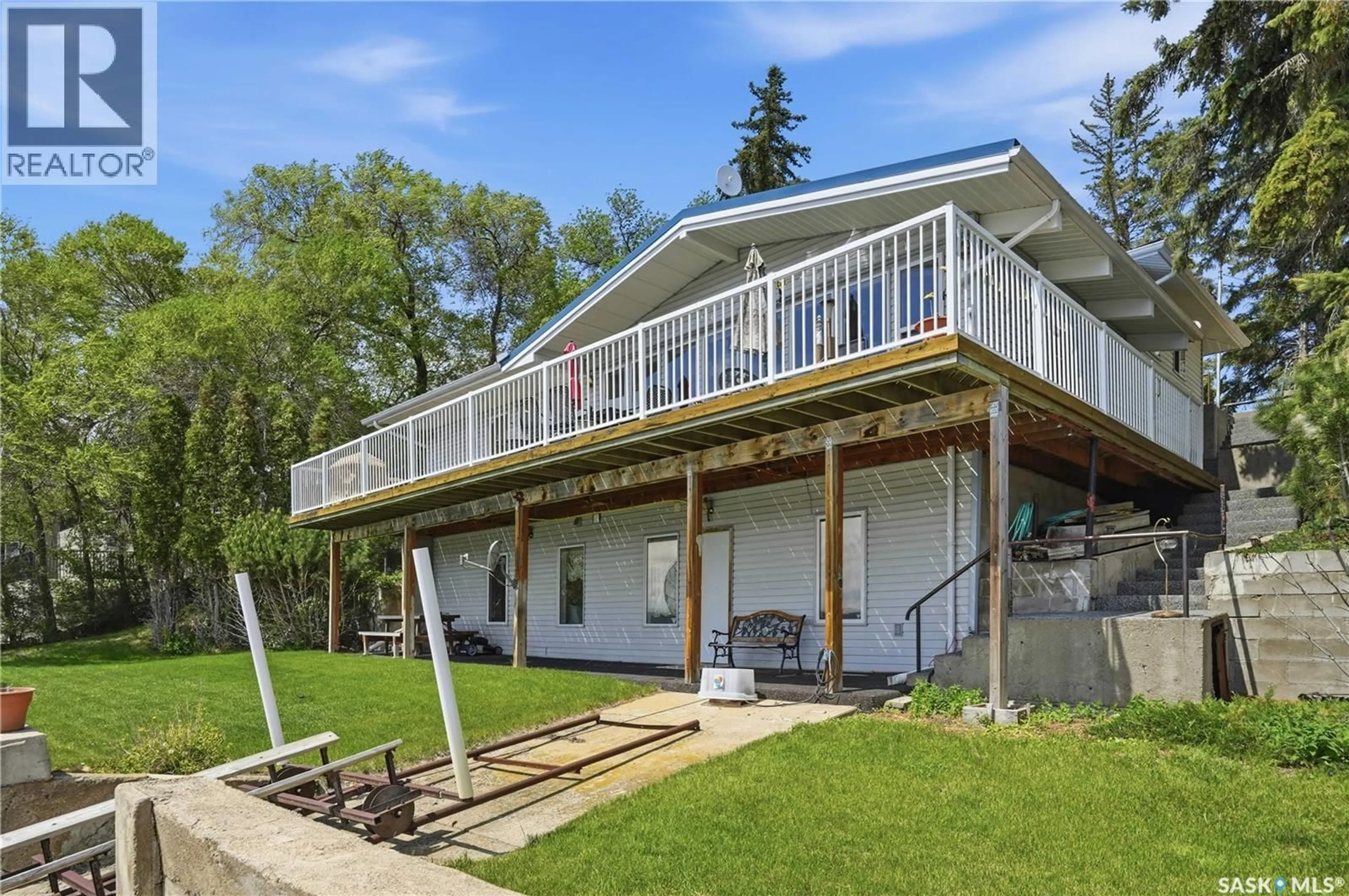 Patio, water/lake/river/ocean view for 396 PASQUA LAKE ROAD, North Qu'Appelle Rm No. 187 Saskatchewan S0G1S0