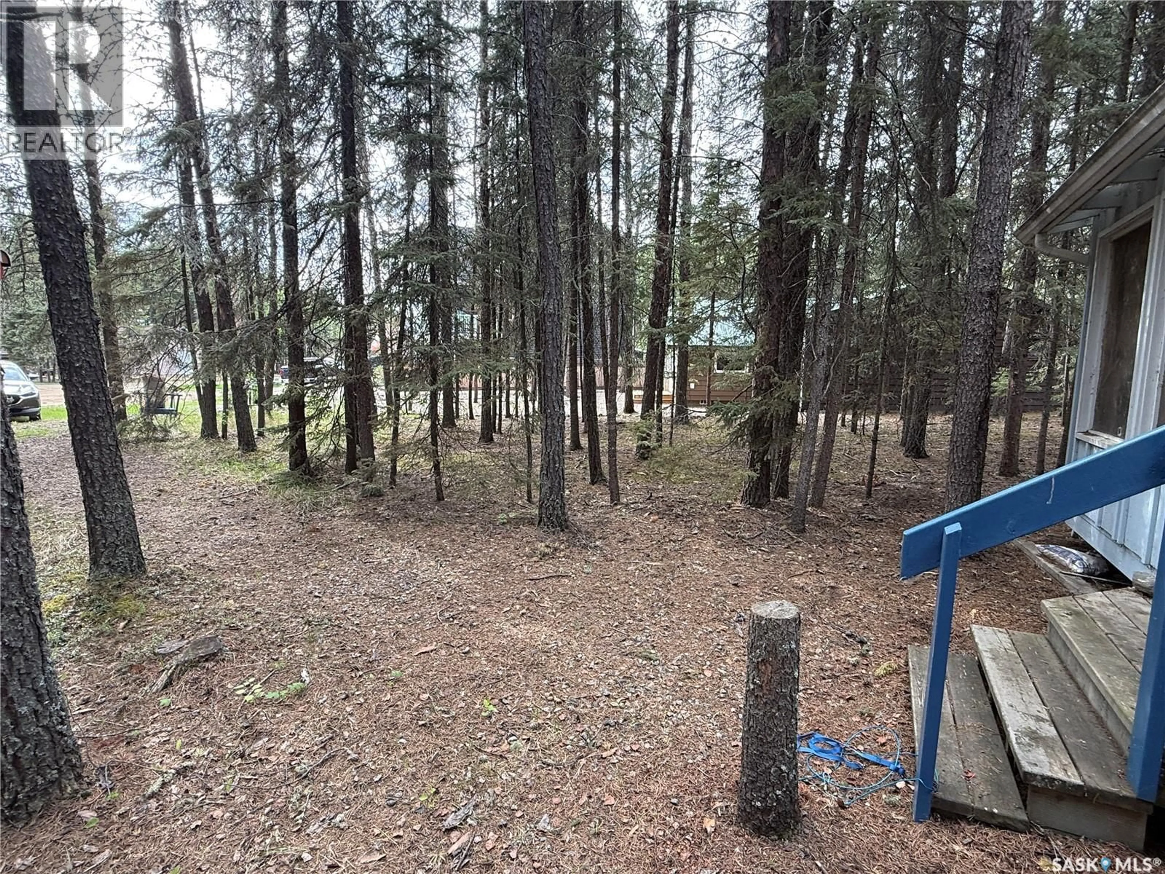 A pic from outside/outdoor area/front of a property/back of a property/a pic from drone, forest/trees view for 4 MINOWUKAW AVENUE, Candle Lake Saskatchewan S0J3E0
