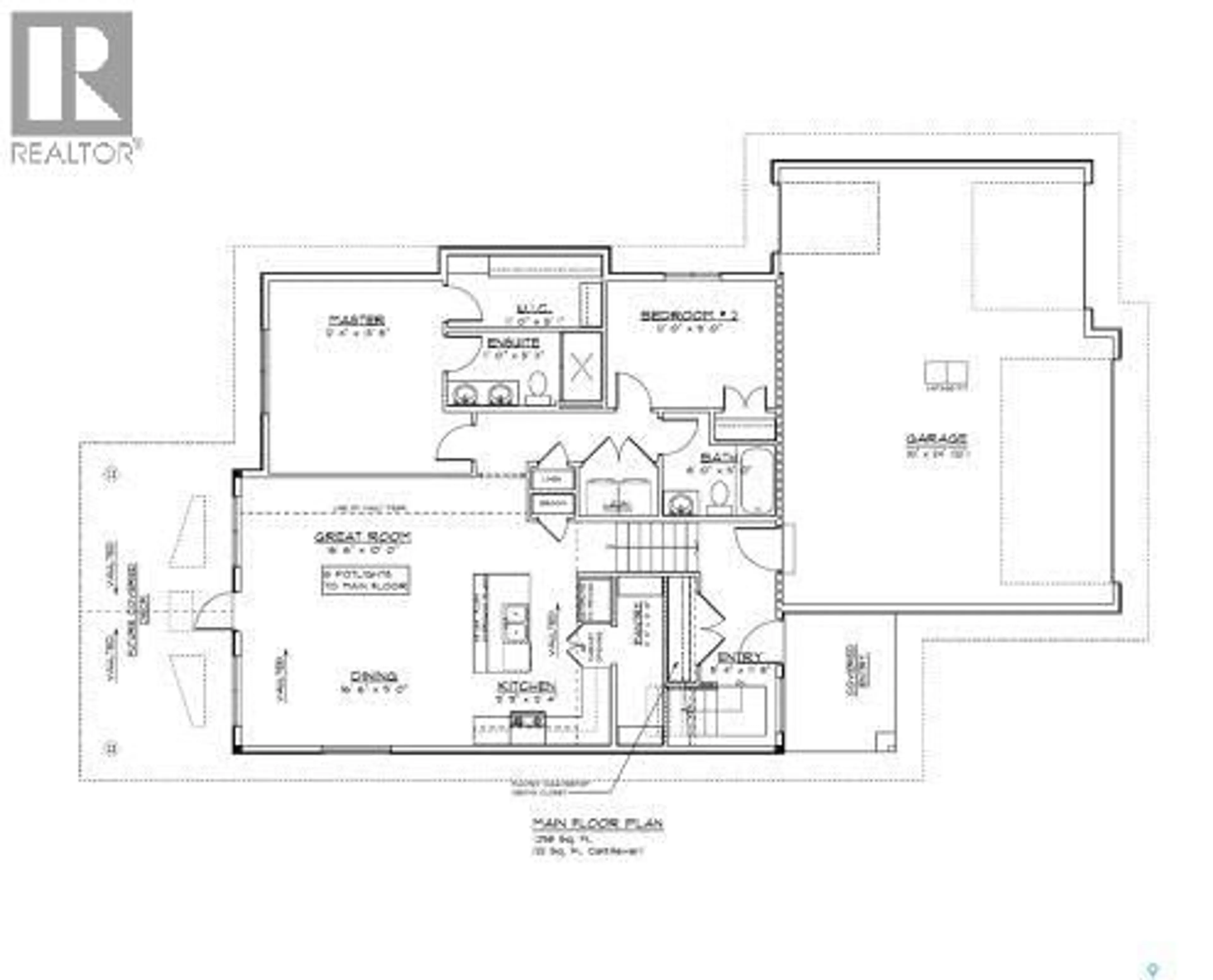 Floor plan for 1056 WEST PARK BOULEVARD, Moose Jaw Saskatchewan S6J0E6