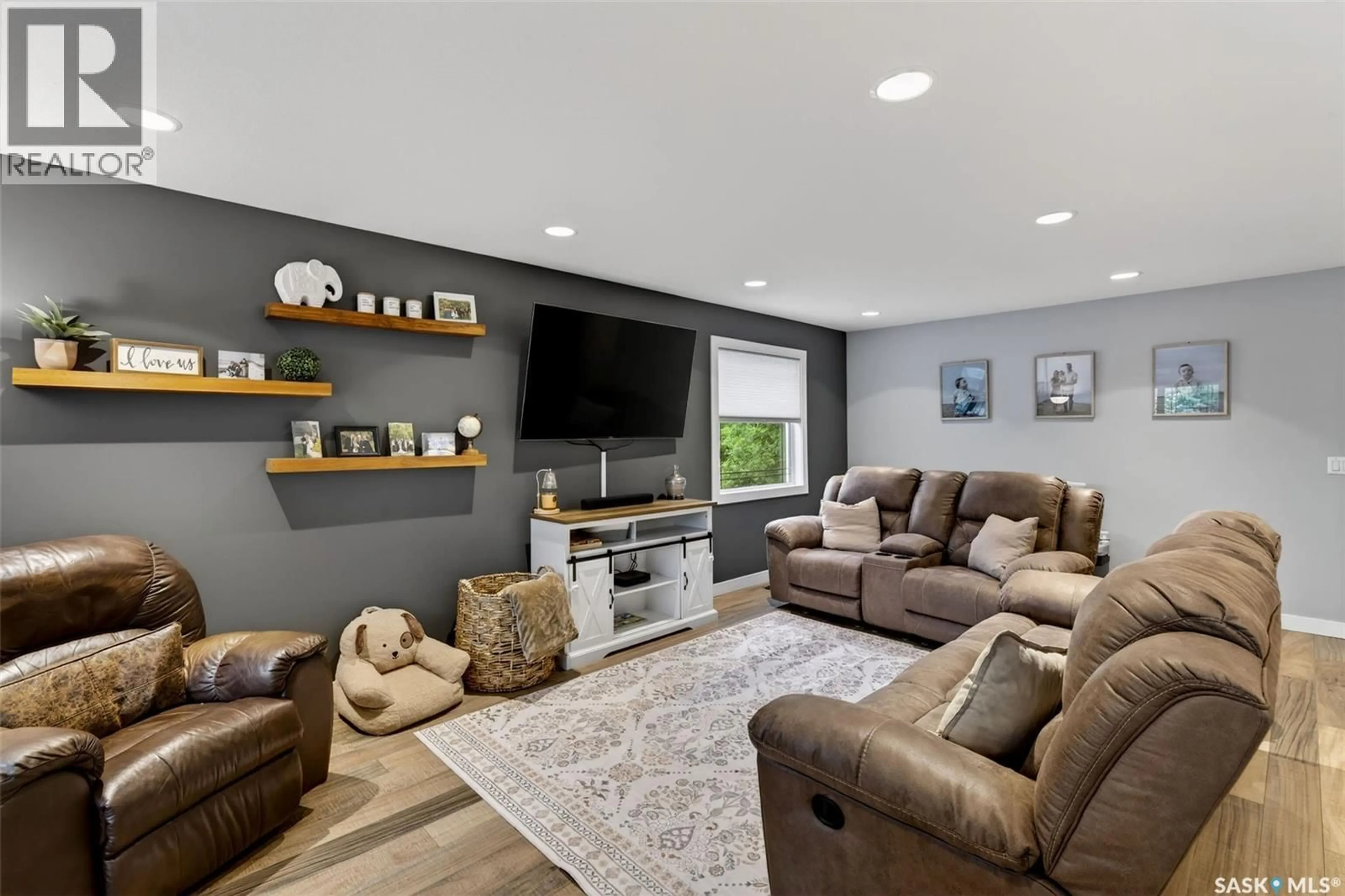Living room with furniture, unknown for E - 306 BURROWS AVENUE, Melfort Saskatchewan S0E1A0