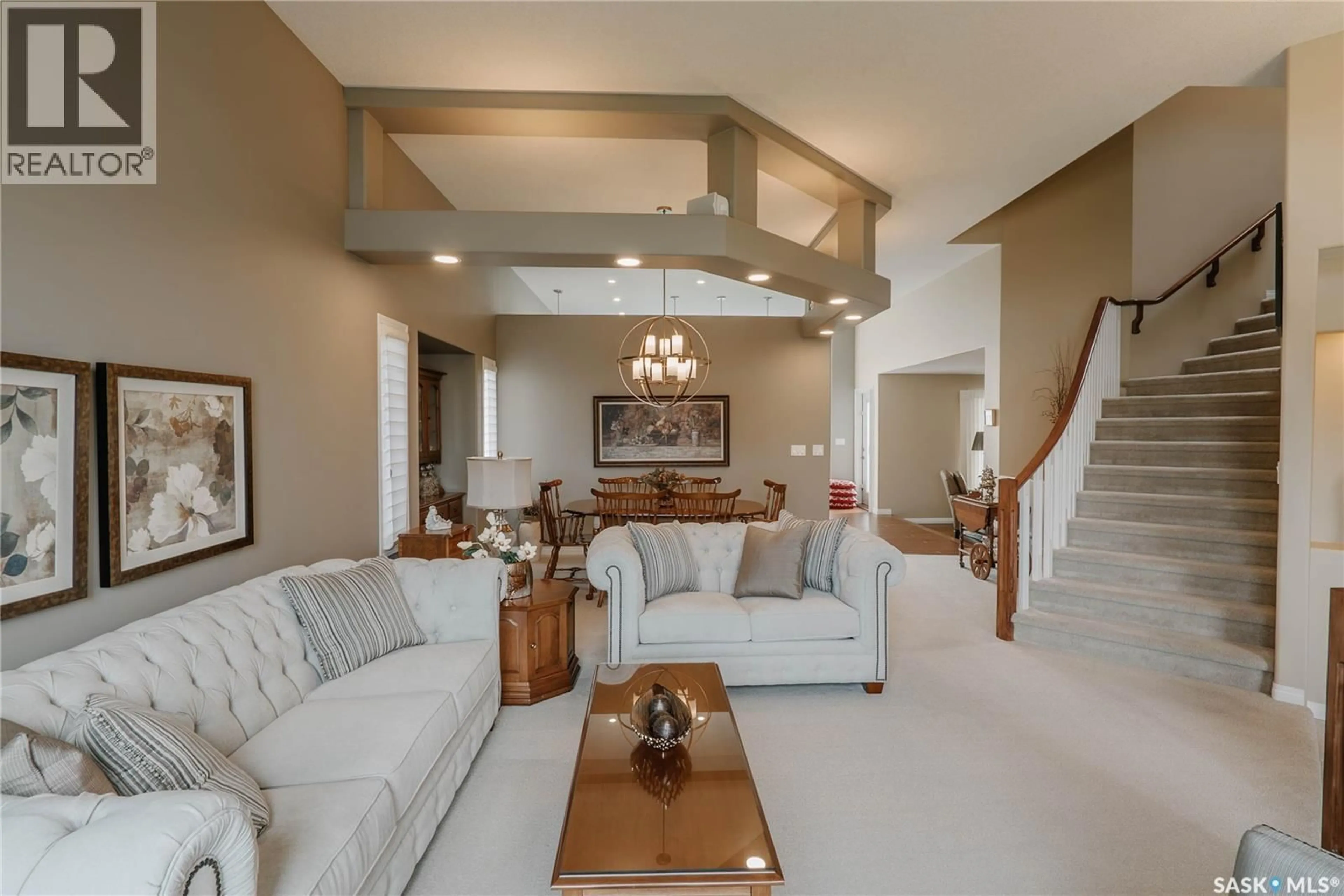 Living room with furniture, unknown for 510 EASTMAN COVE, Saskatoon Saskatchewan S7N4K9