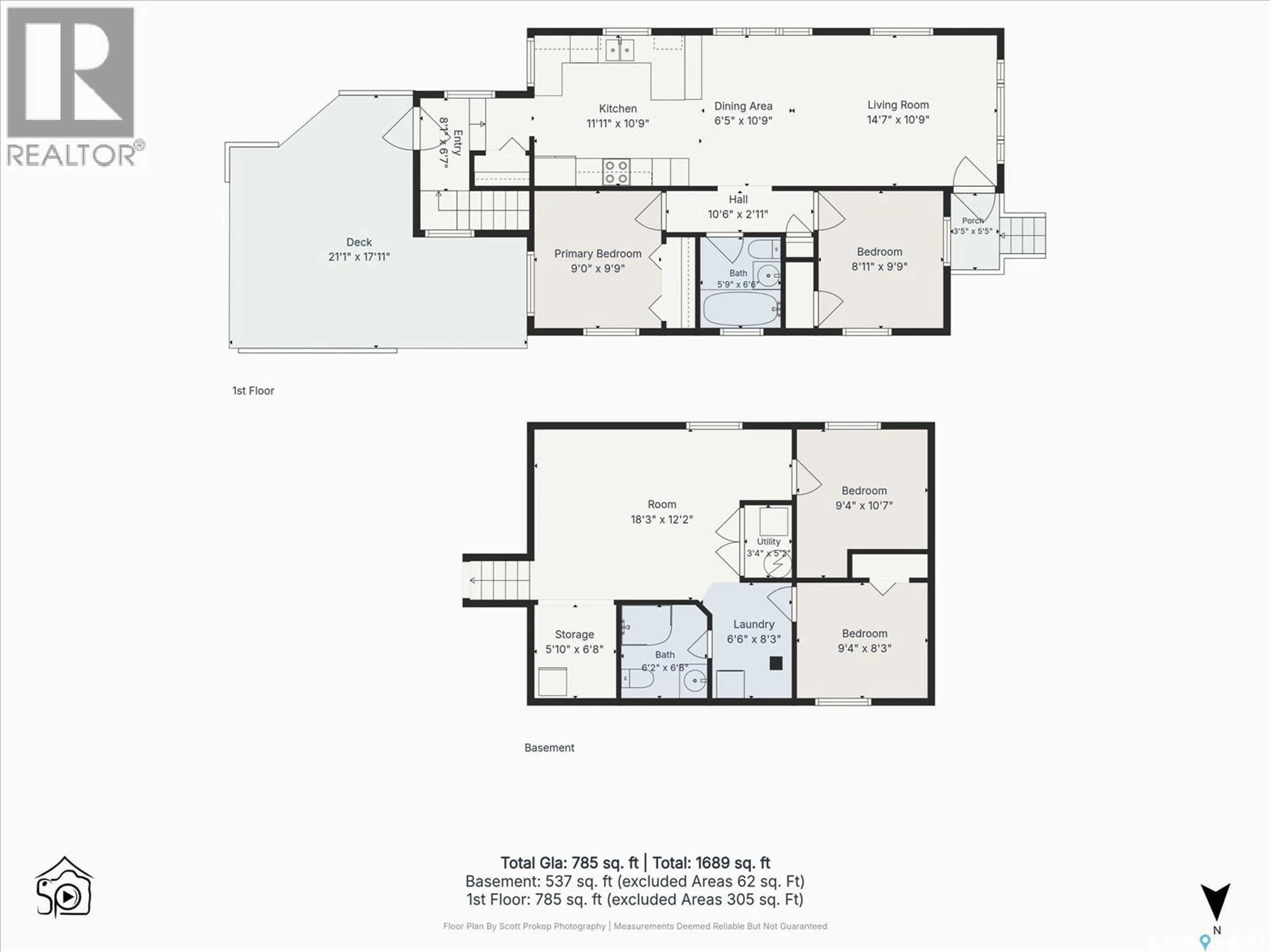 Floor plan for 1602 C AVENUE, Saskatoon Saskatchewan S7L1L5