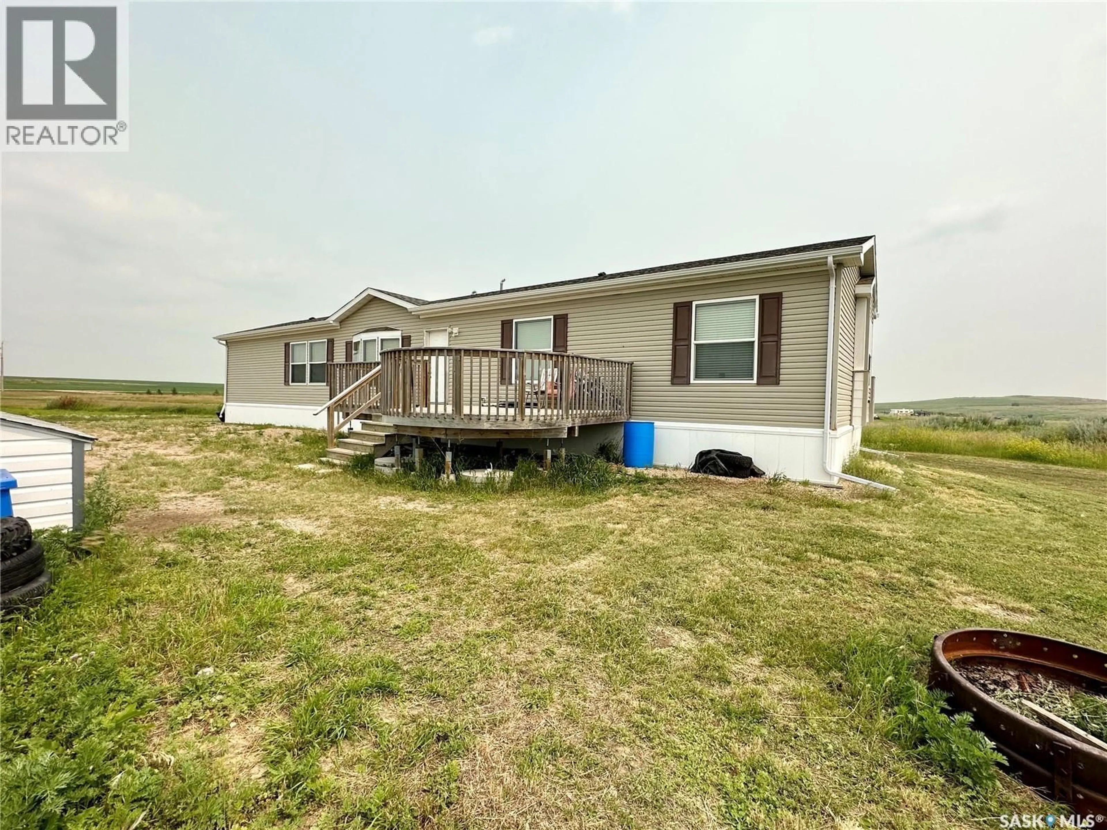 A pic from outside/outdoor area/front of a property/back of a property/a pic from drone, water/lake/river/ocean view for SAINT PETERS ACREAGE, Lajord Rm No. 128 Saskatchewan S0G2V0