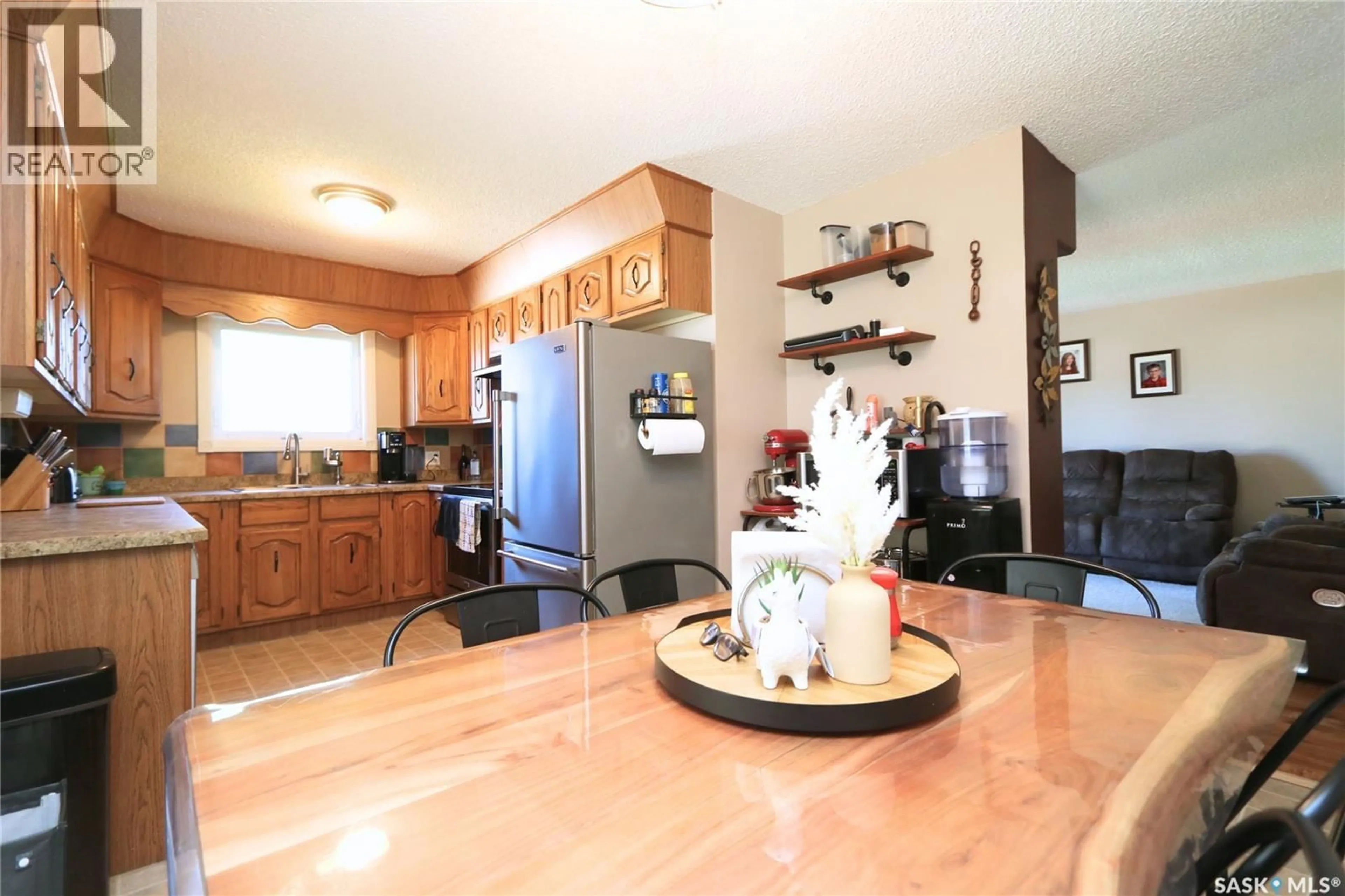 Open concept kitchen, ceramic/tile floor for 185 MCBURNEY DRIVE, Yorkton Saskatchewan S3N3N1