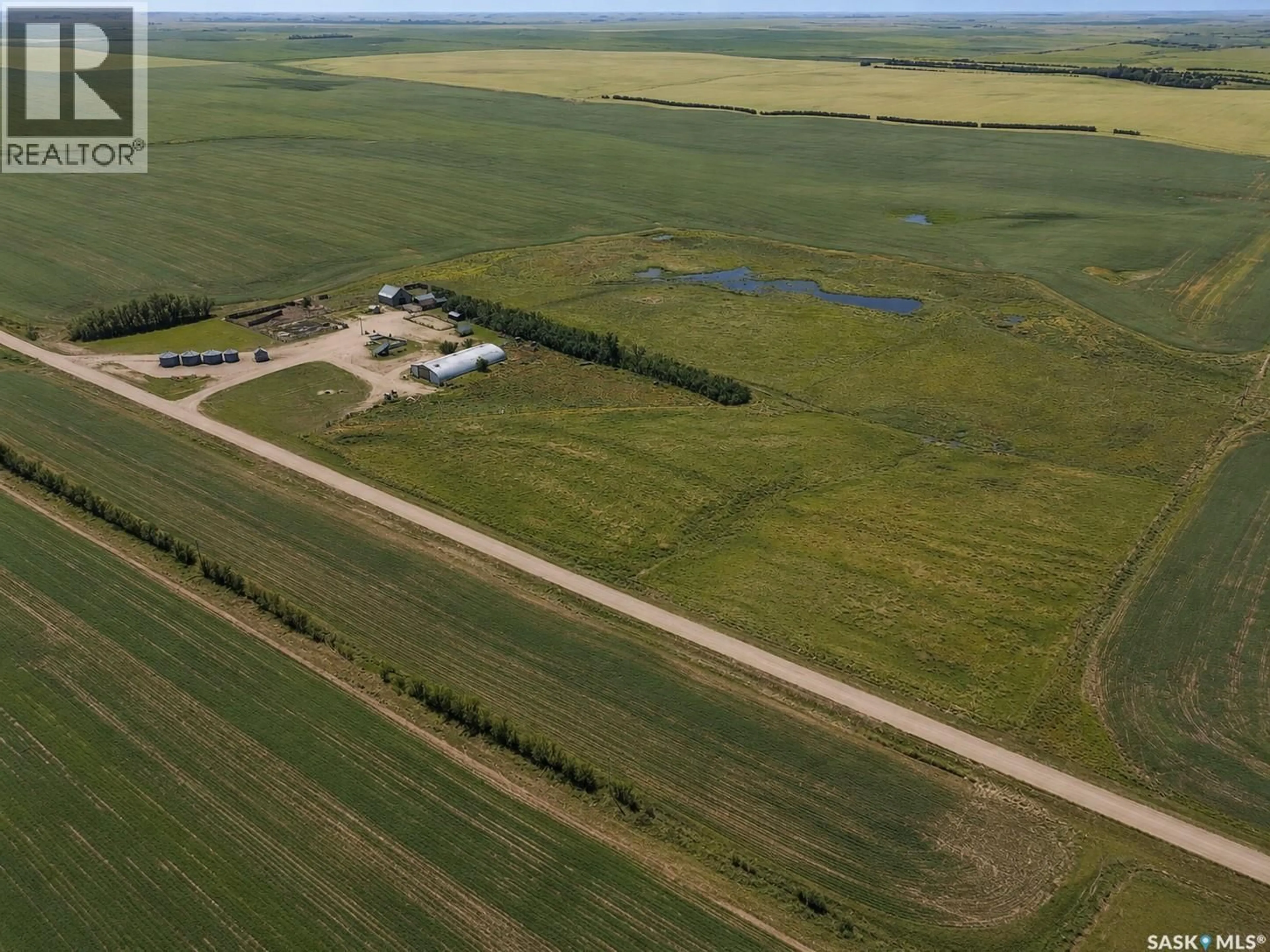 A pic from outside/outdoor area/front of a property/back of a property/a pic from drone, unknown for STONEHENGE ACREAGE, Stonehenge Rm No. 73 Saskatchewan S0H0B0