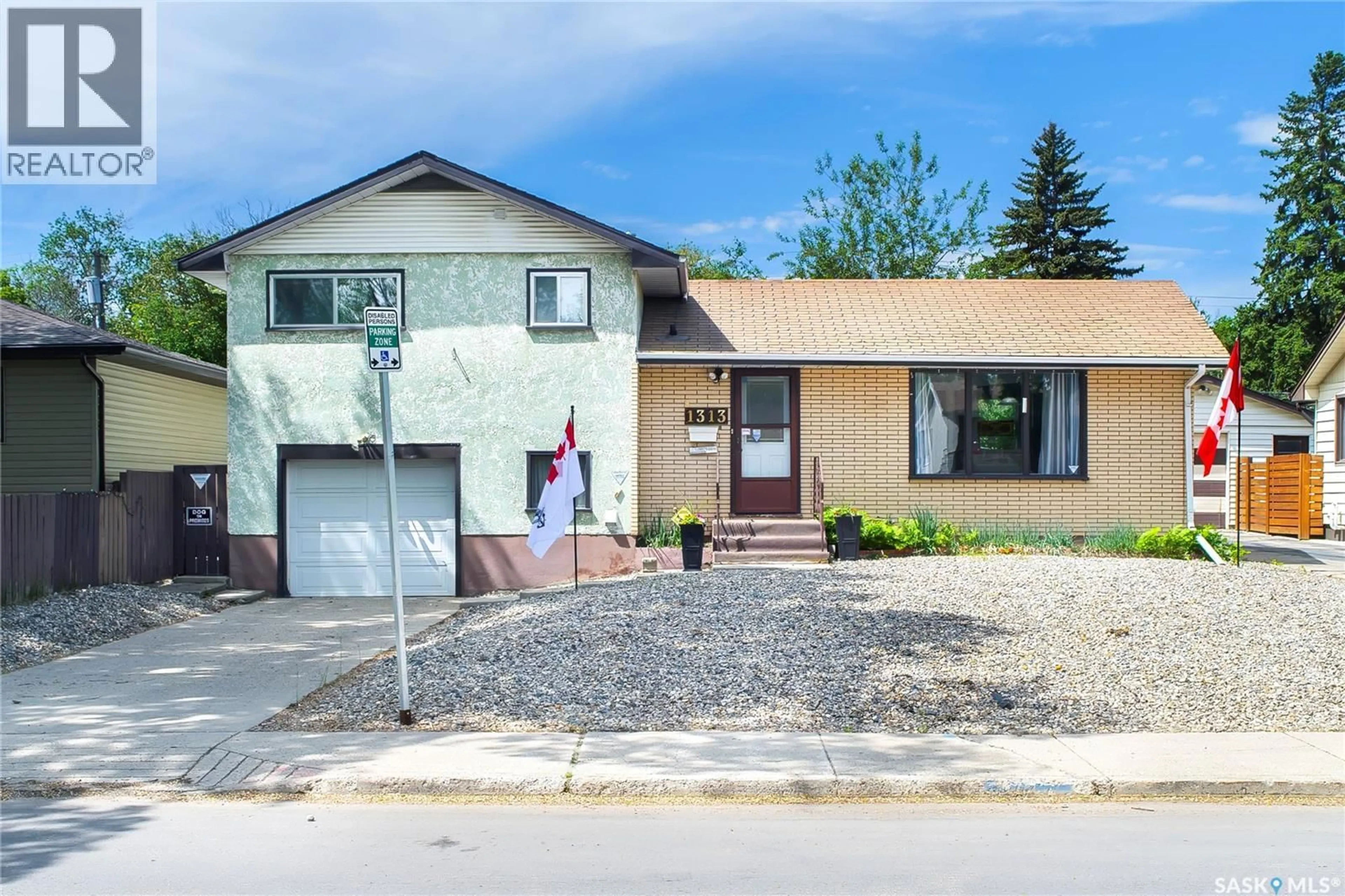 Home with brick exterior material, street for 1313 N AVENUE S, Saskatoon Saskatchewan S7M2R2