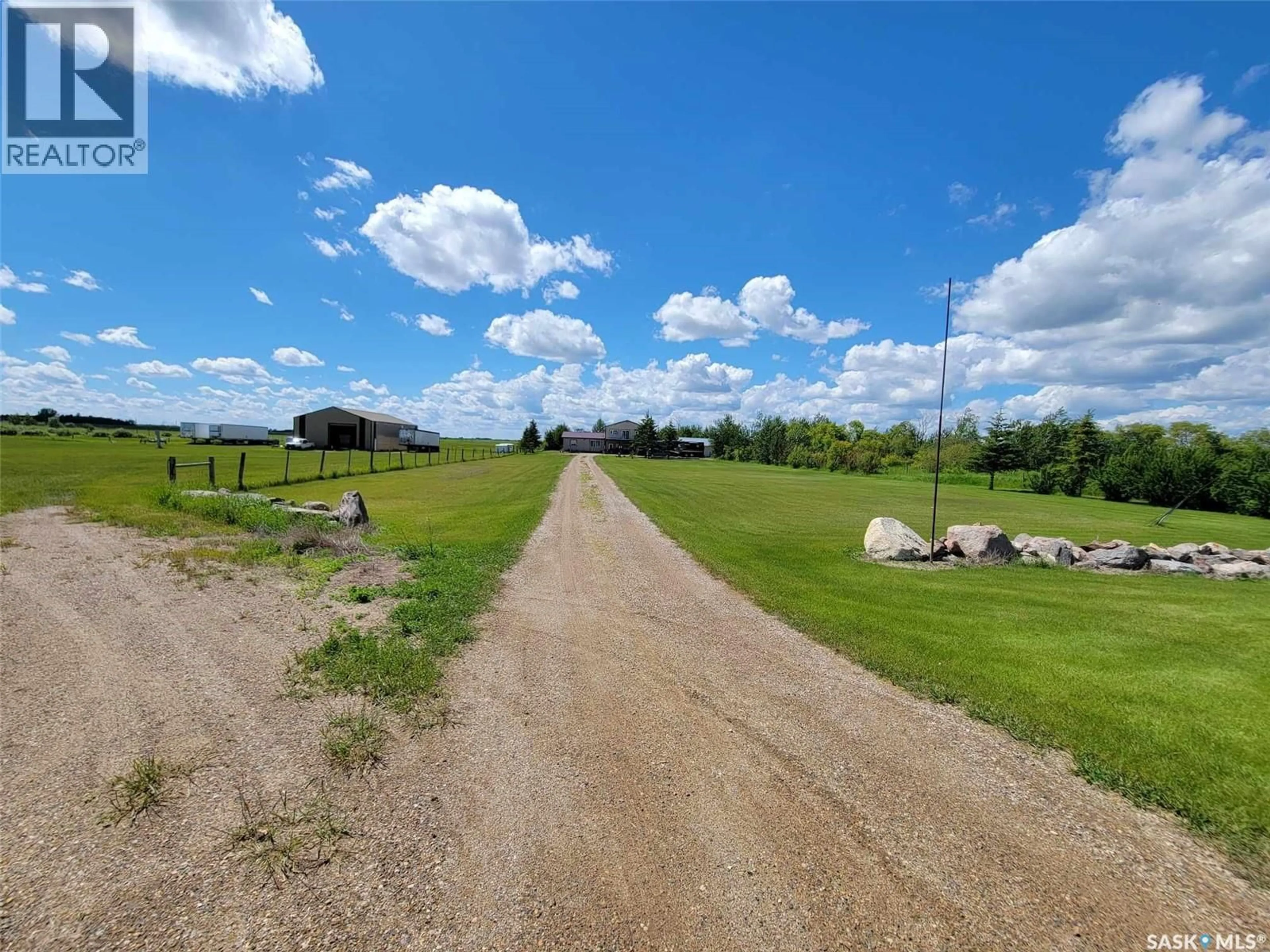 A pic from outside/outdoor area/front of a property/back of a property/a pic from drone, unknown for VILLENEUVE ACREAGE, Wallace Rm No. 243 Saskatchewan S0A3N0