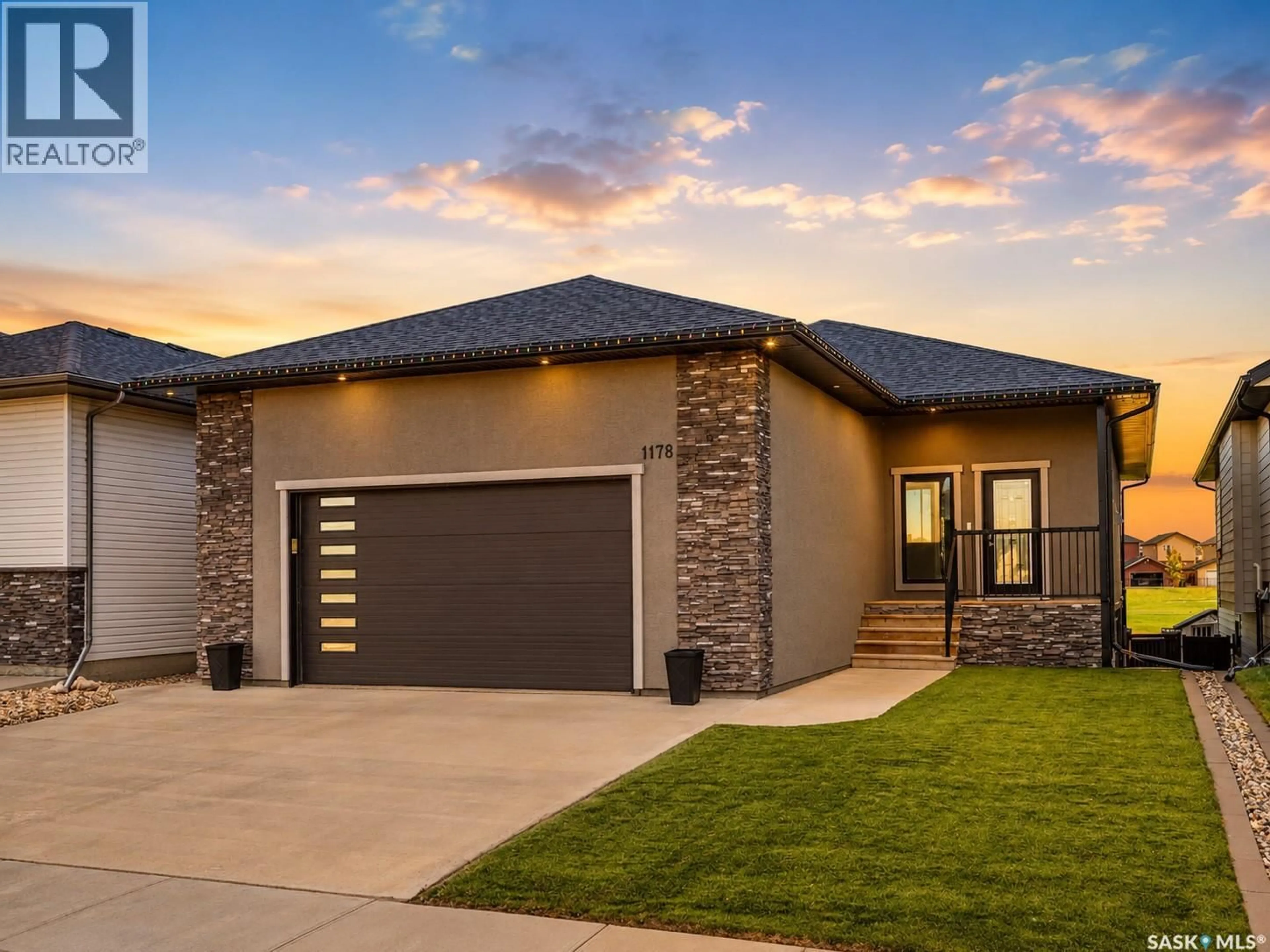 Home with brick exterior material, street for 1178 MEIER DRIVE, Moose Jaw Saskatchewan S6J0B2