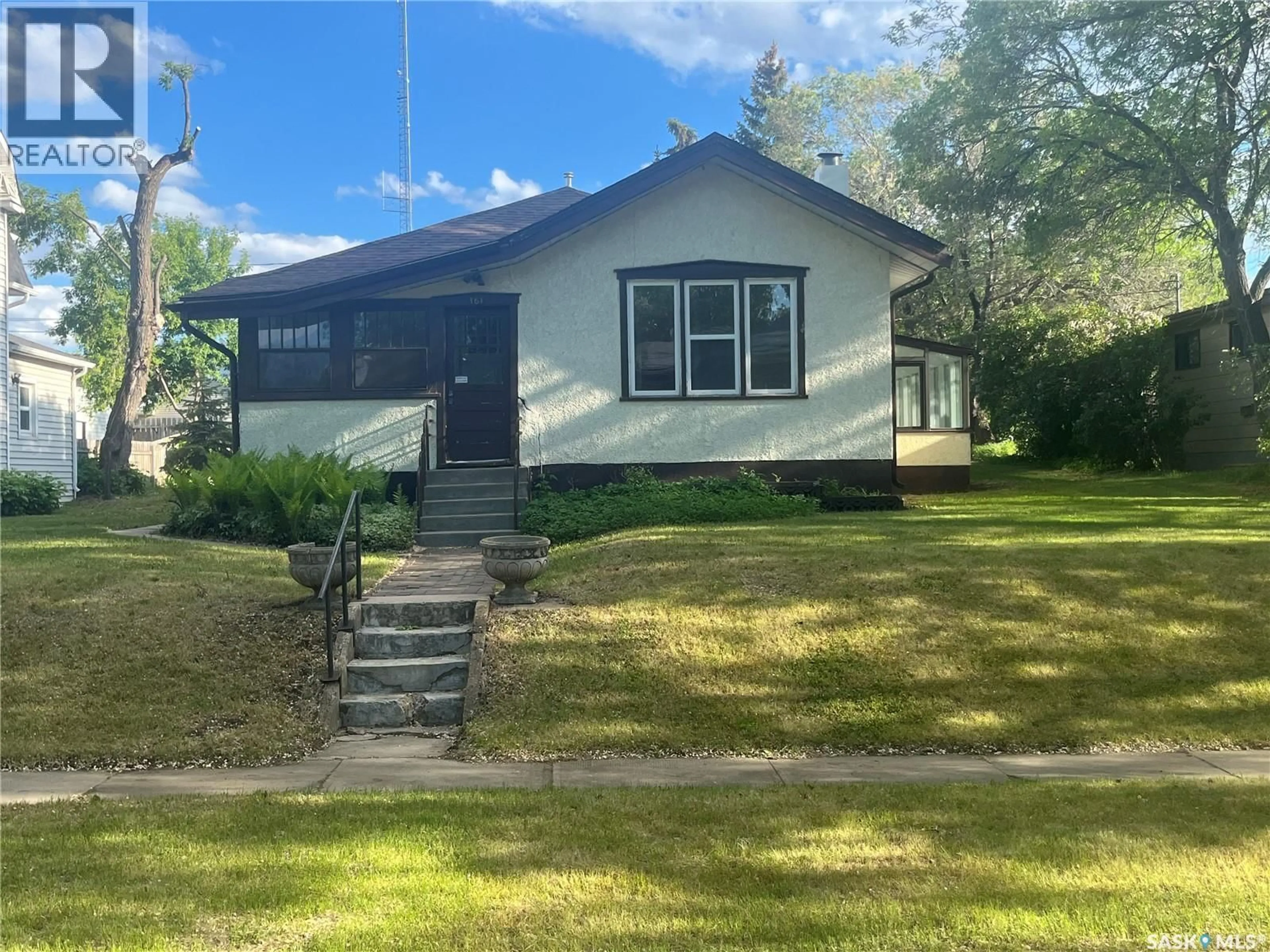 A pic from outside/outdoor area/front of a property/back of a property/a pic from drone, street for 161 21ST STREET, Prince Albert Saskatchewan S6V4H8