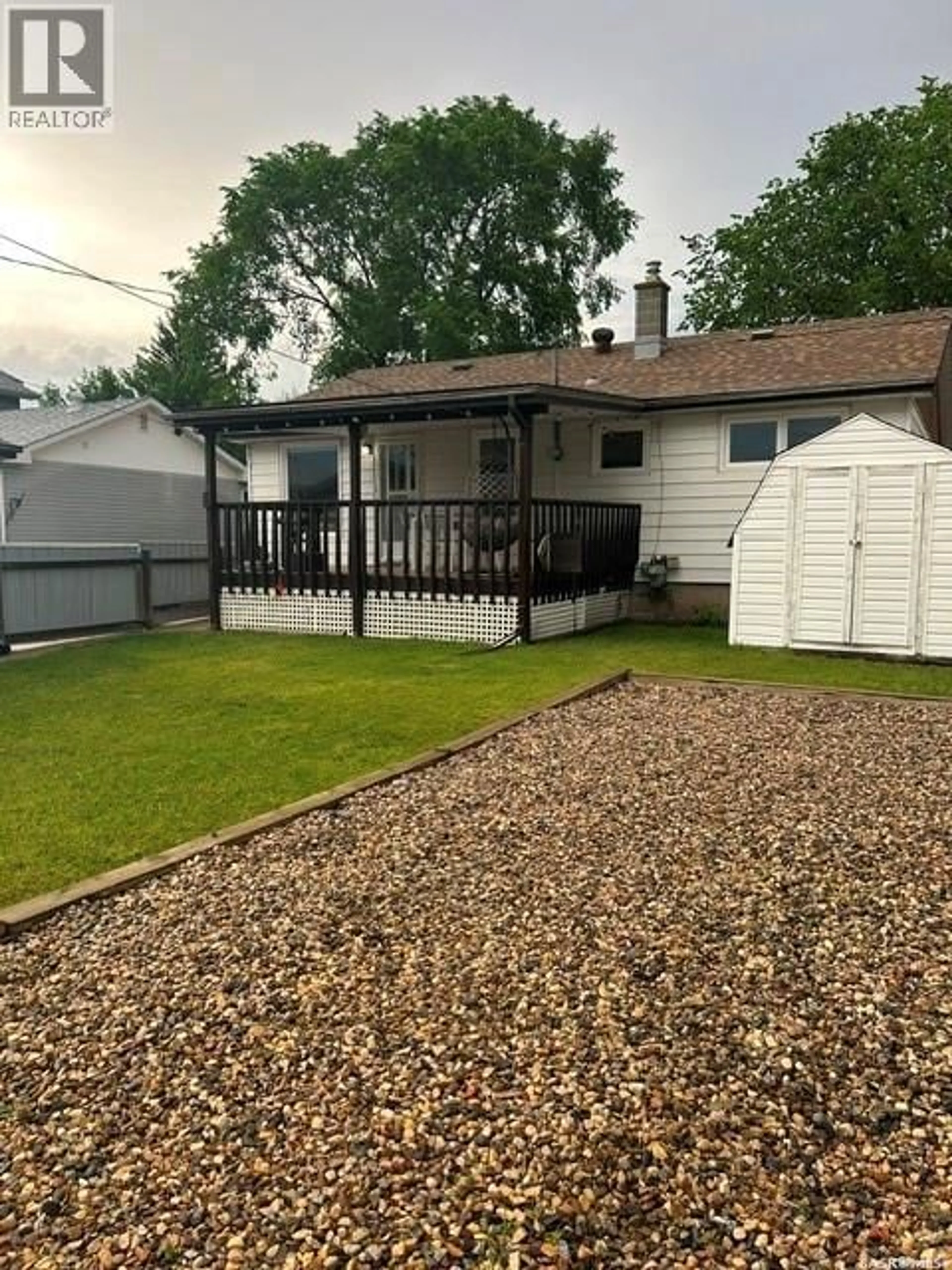 A pic from outside/outdoor area/front of a property/back of a property/a pic from drone, street for 112 MCDONALD ROAD, Estevan Saskatchewan S4A0B8
