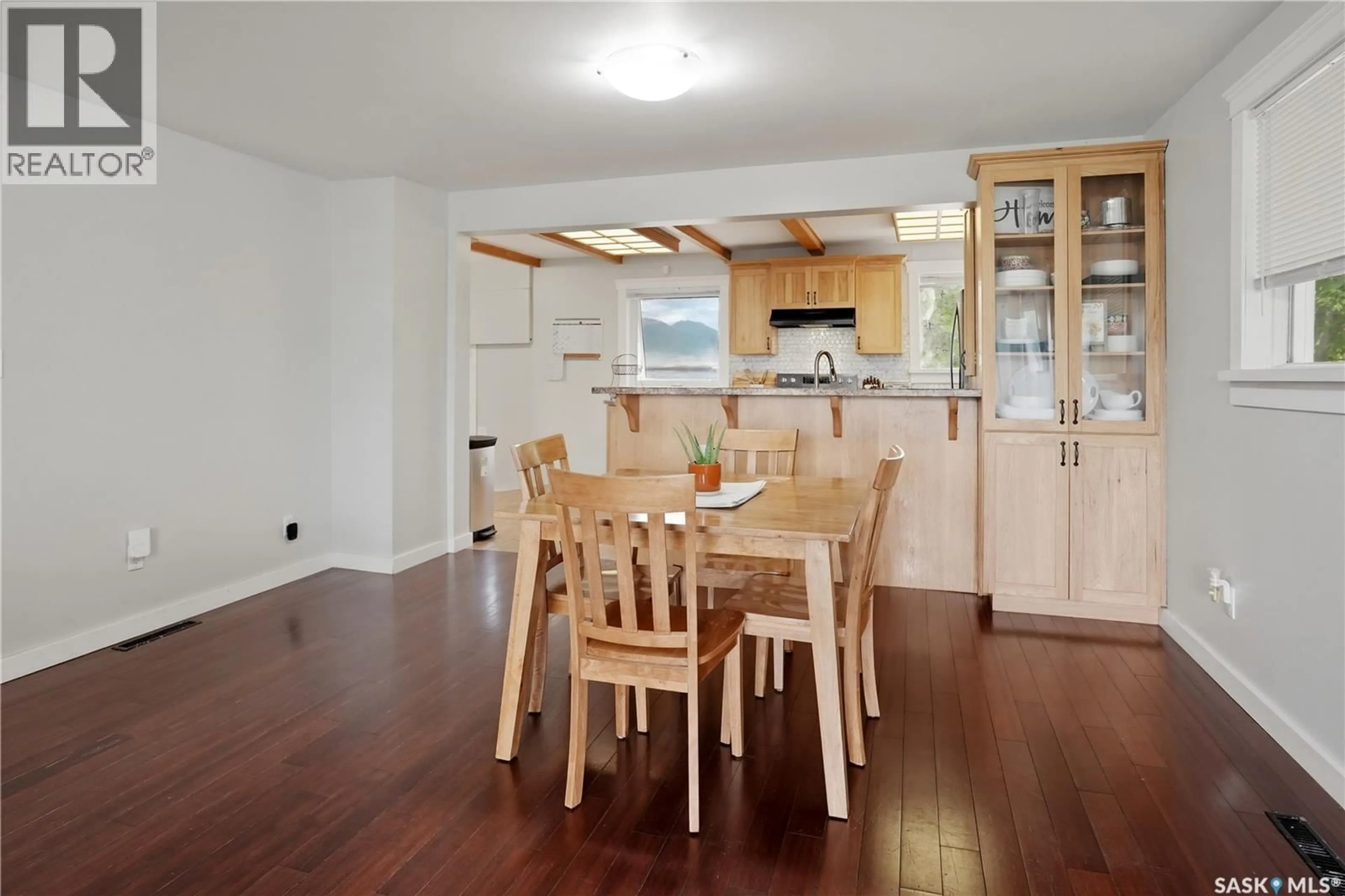 Dining room, wood/laminate floor for 202 26TH STREET, Battleford Saskatchewan S0M0E0