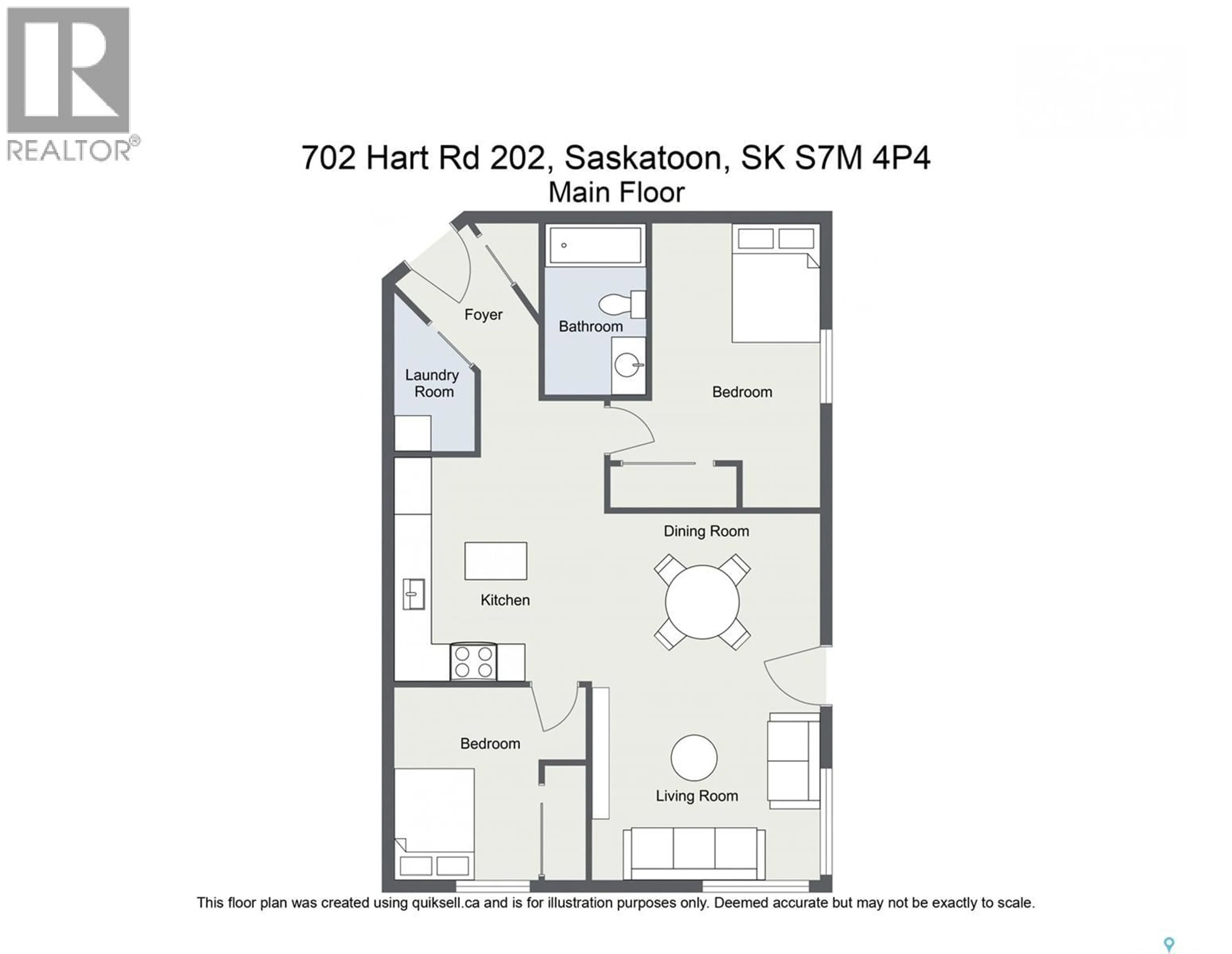 Floor plan for 202 HART ROAD, Saskatoon Saskatchewan S7M4P4