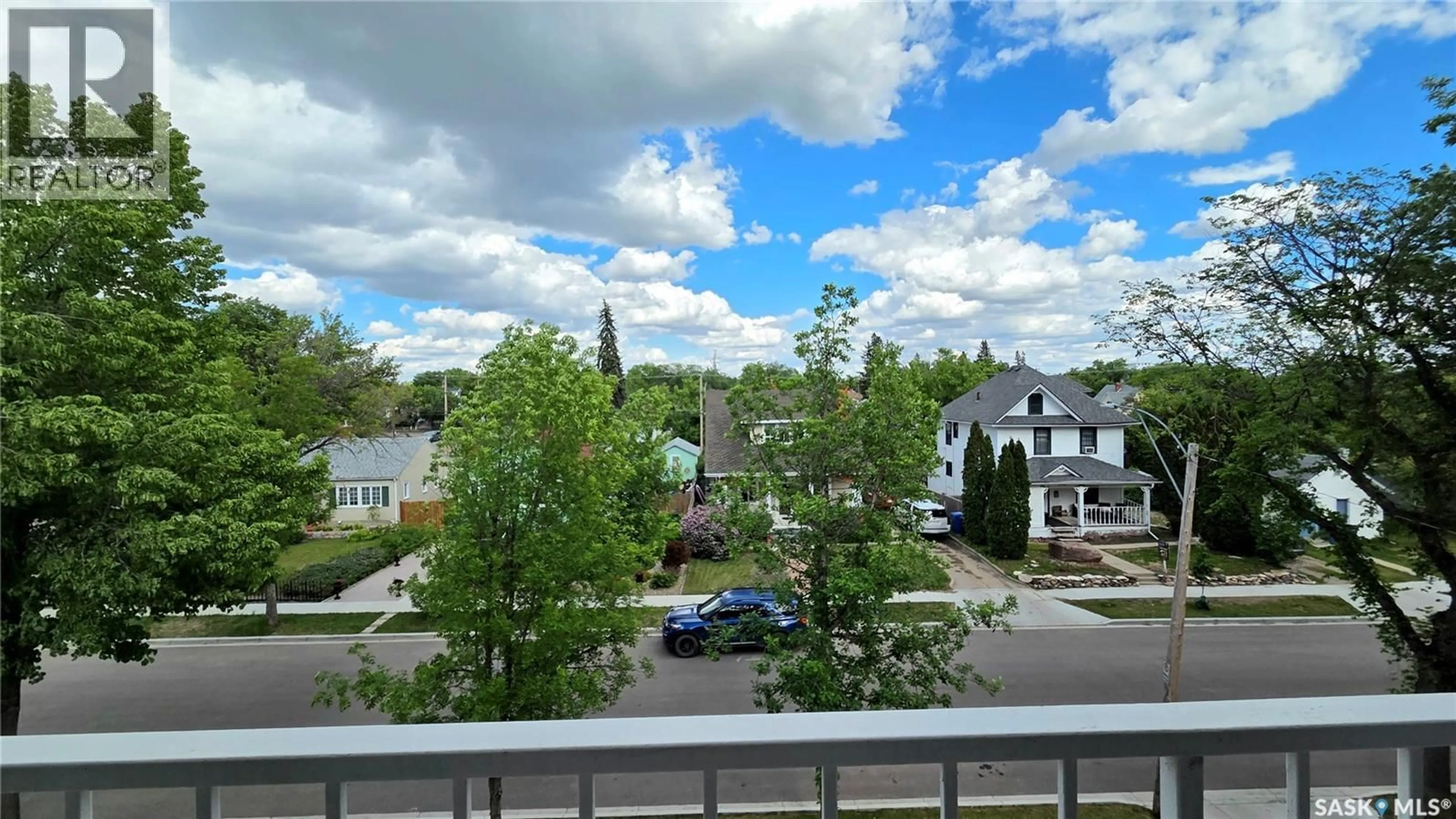A pic from outside/outdoor area/front of a property/back of a property/a pic from drone, city buildings view from balcony for 12 1391 98TH STREET, North Battleford Saskatchewan S9A0M1