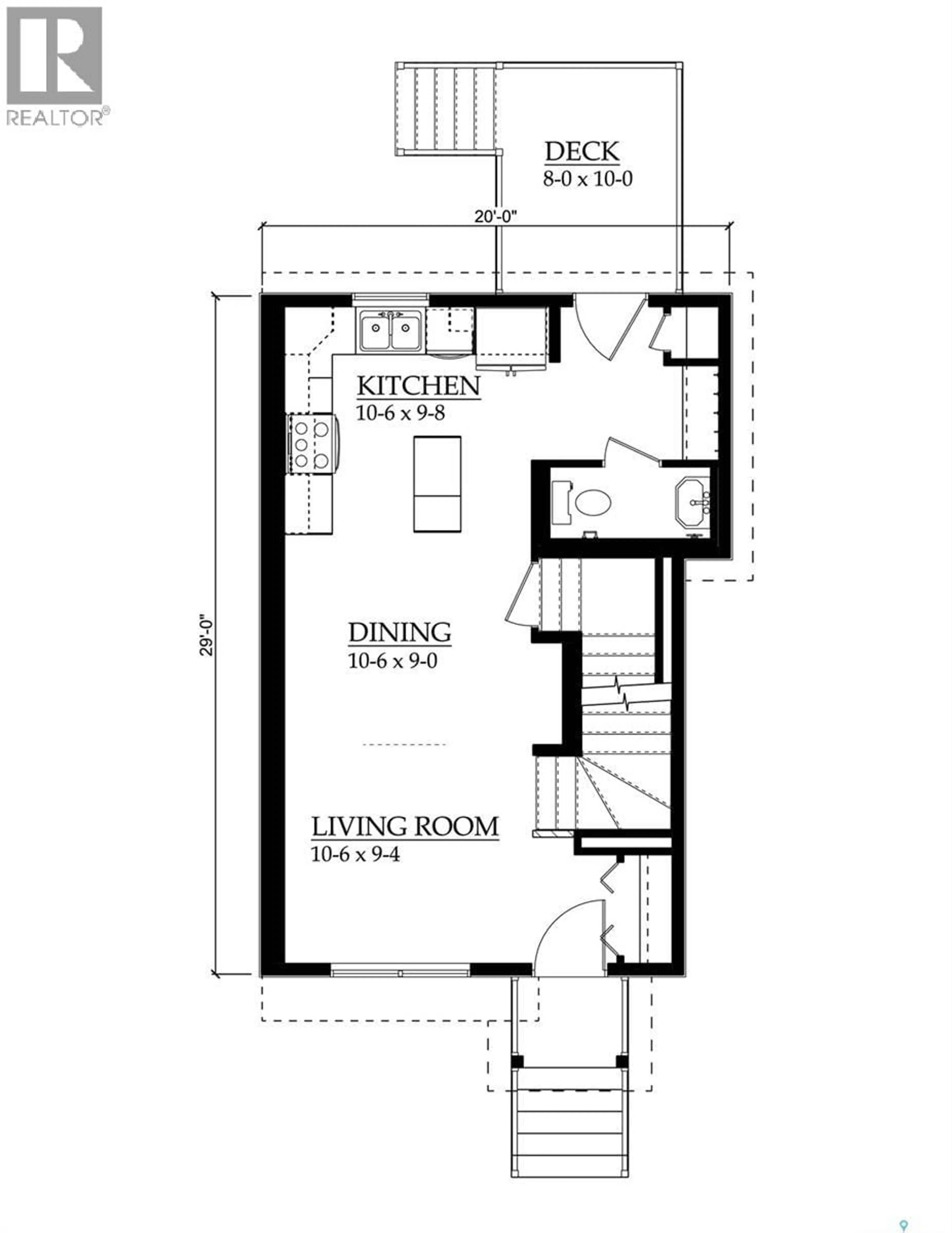 Floor plan for 422 ELDORADO STREET, Warman Saskatchewan S0K4S0