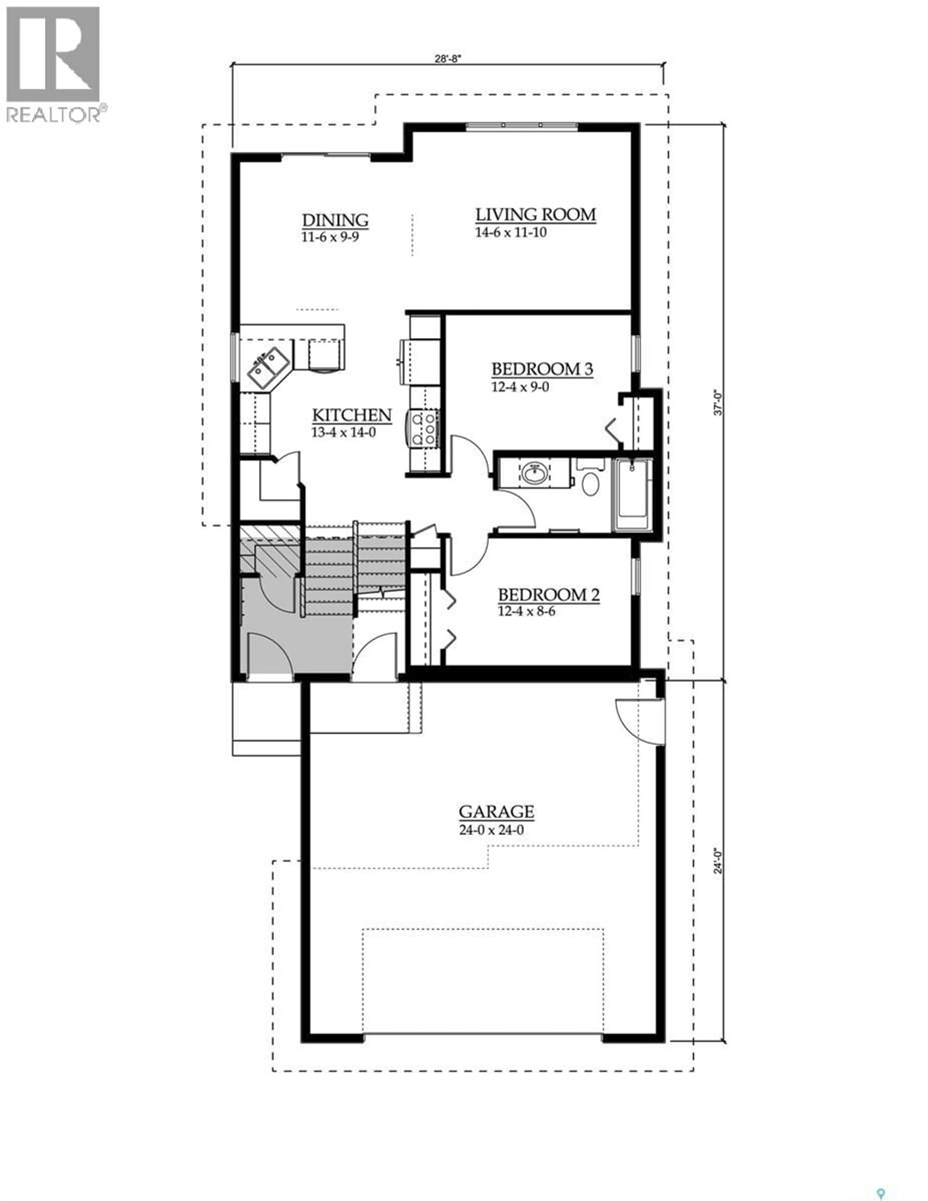 Floor plan for 221 ALBRIGHT CRESCENT, Warman Saskatchewan S0K4S0