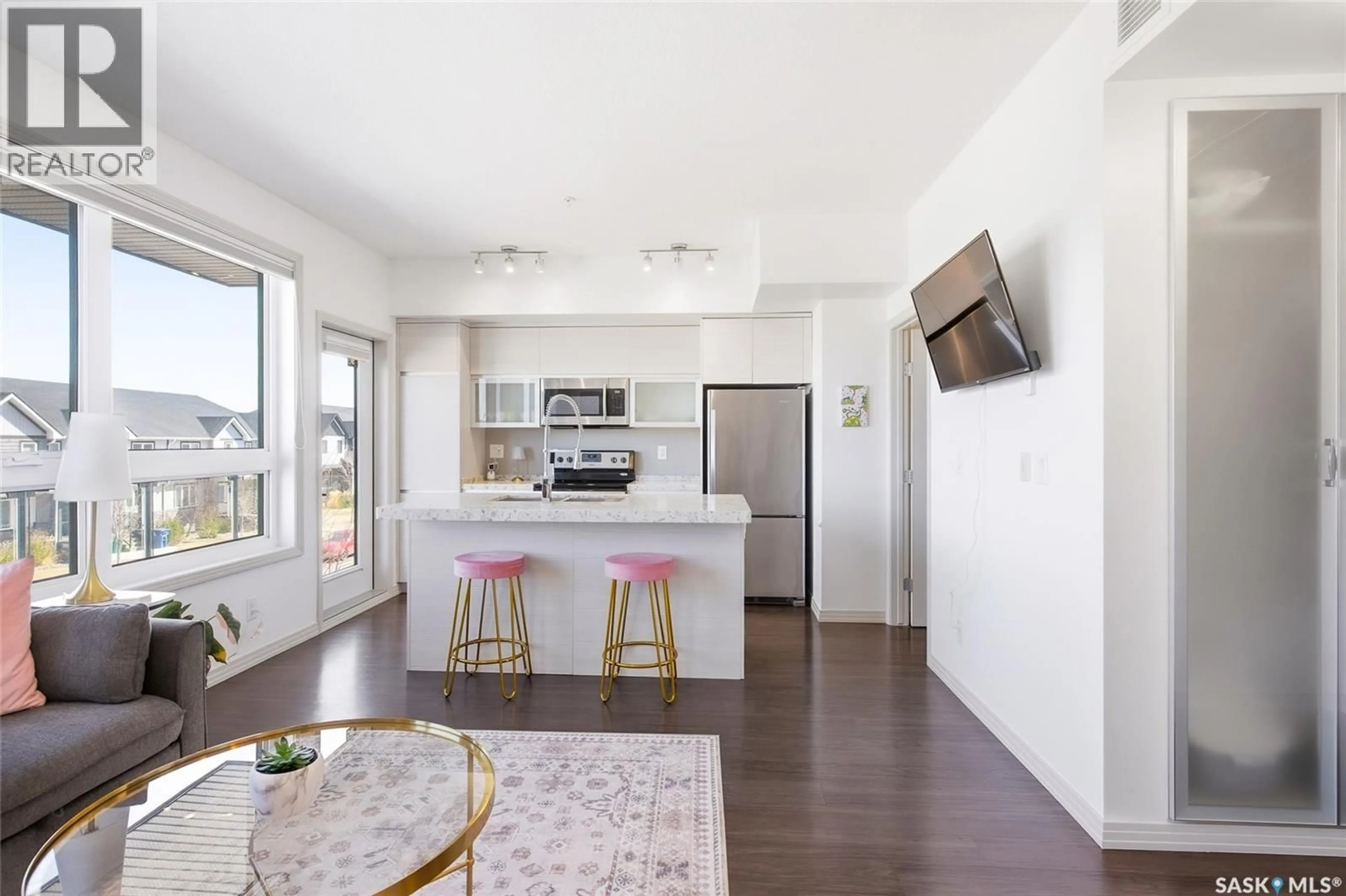 Open concept kitchen, unknown for 218 223 EVERGREEN SQUARE, Saskatoon Saskatchewan S7M4T2