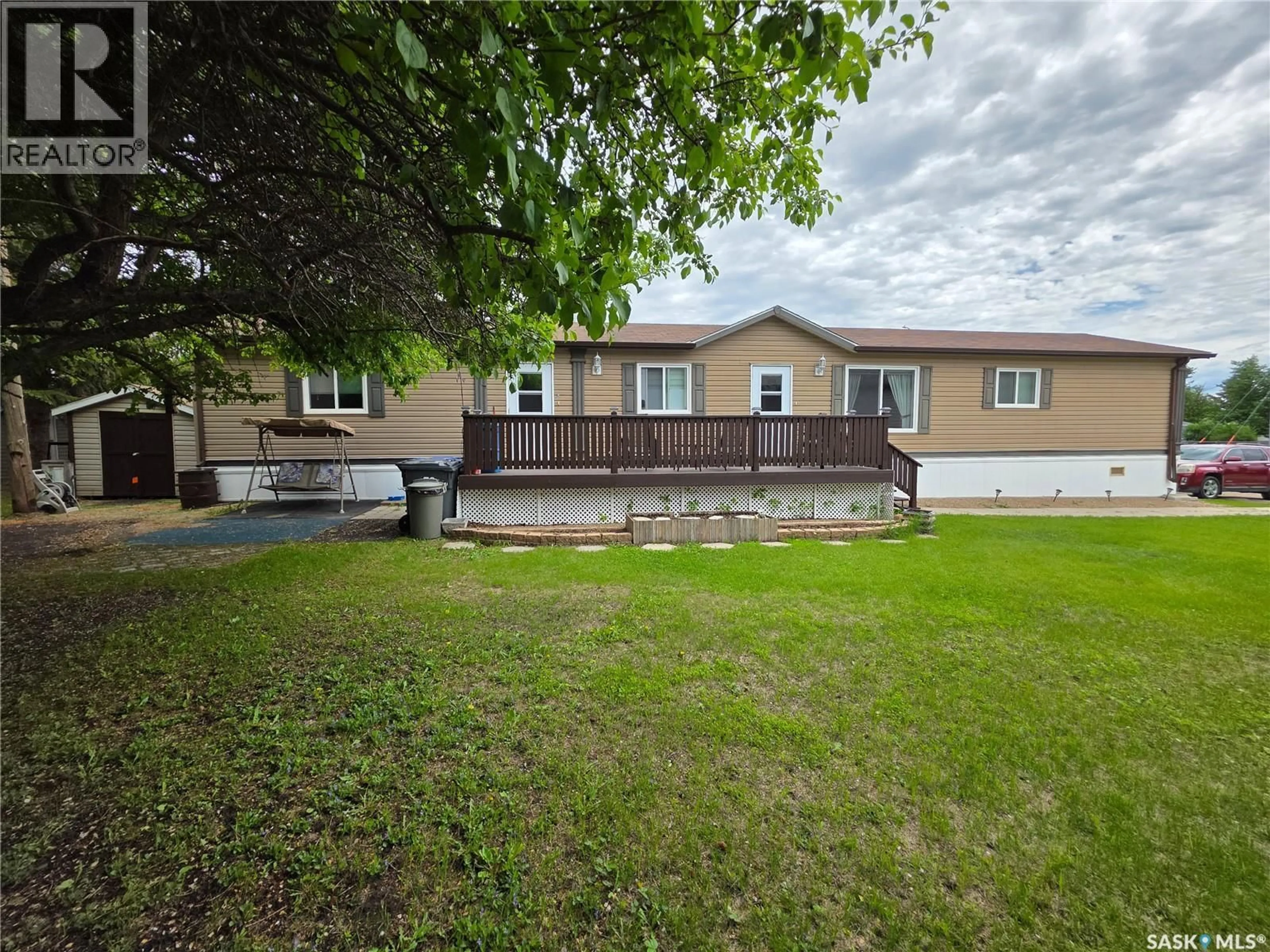 A pic from outside/outdoor area/front of a property/back of a property/a pic from drone, street for 38 555 DIELSCHNEIDER ROAD, Melville Saskatchewan S0A2P0