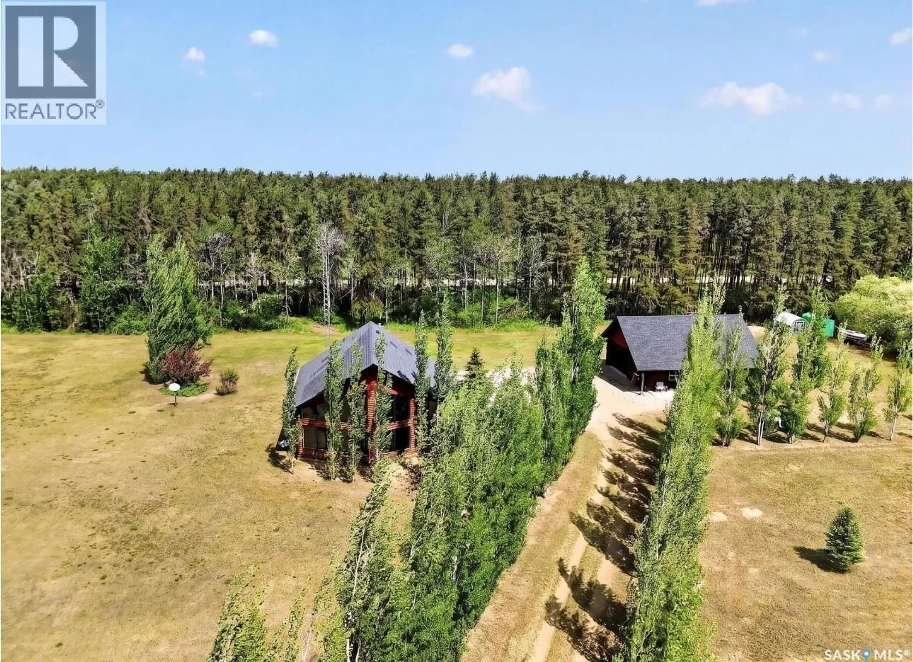 A pic from outside/outdoor area/front of a property/back of a property/a pic from drone, forest/trees view for Block 1 - Lot 1 HOMESTEAD LANE, Moose Range Rm No. 486 Saskatchewan S0E0L0