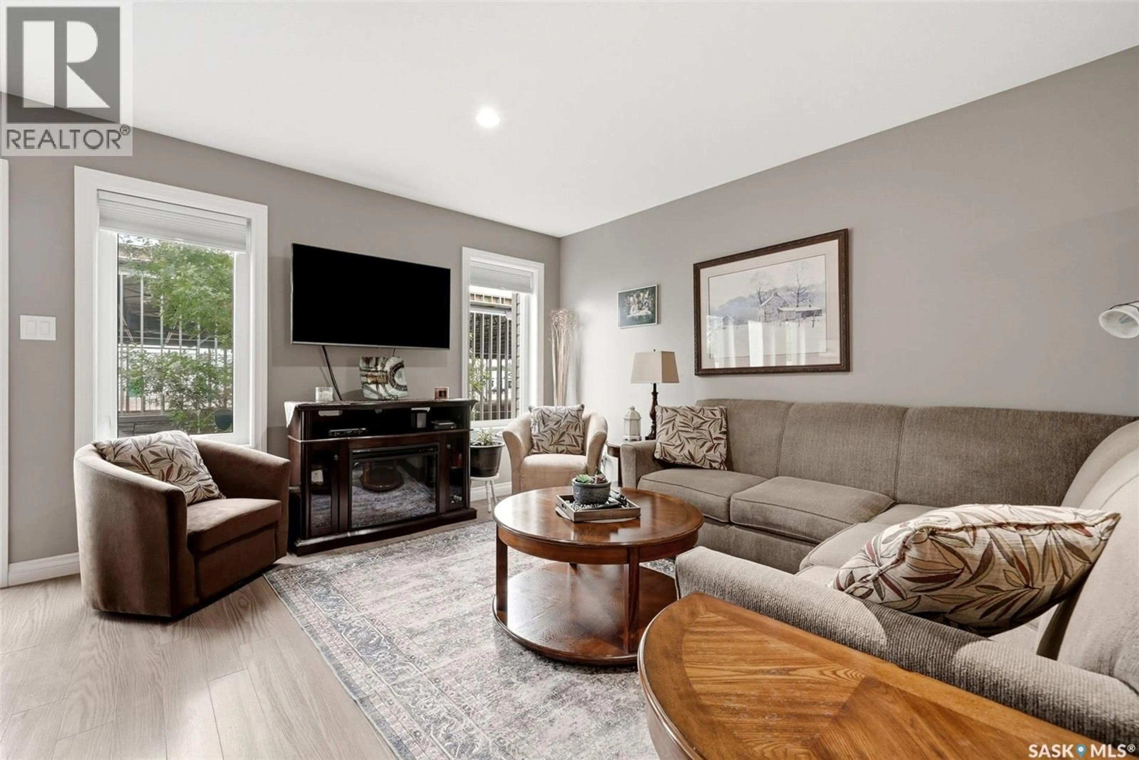 Living room with furniture, unknown for 163 DEMARCO POINTE LANE, Regina Saskatchewan S4T1E8