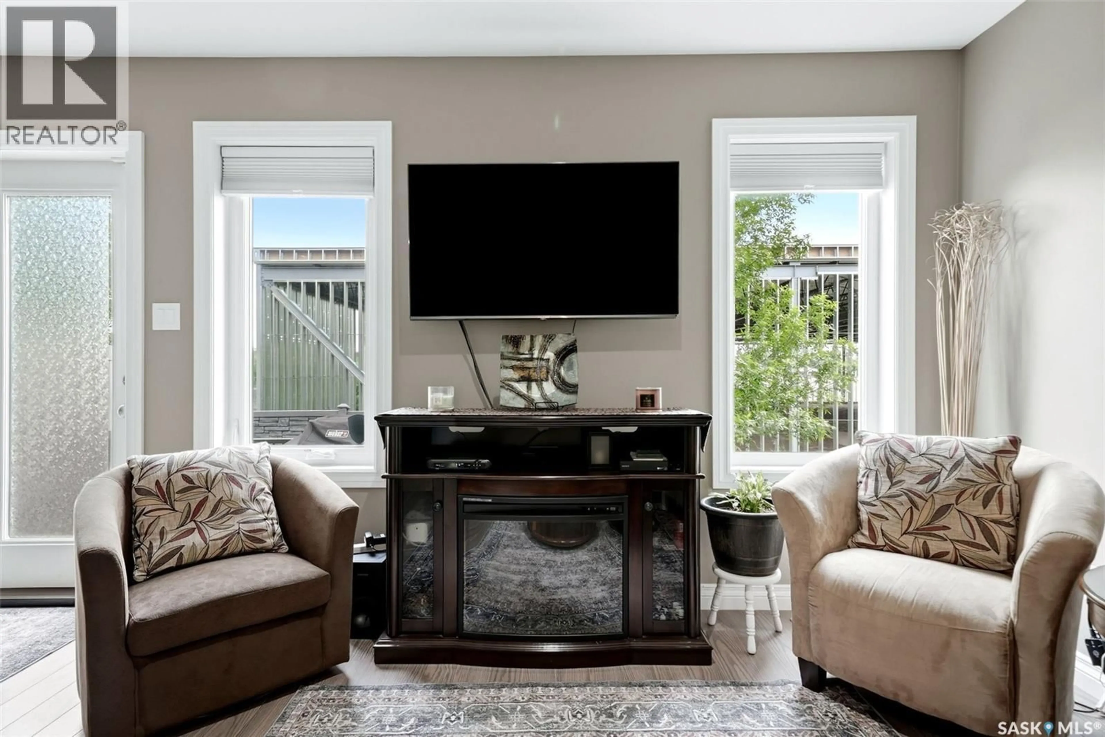Living room with furniture, unknown for 163 DEMARCO POINTE LANE, Regina Saskatchewan S4T1E8