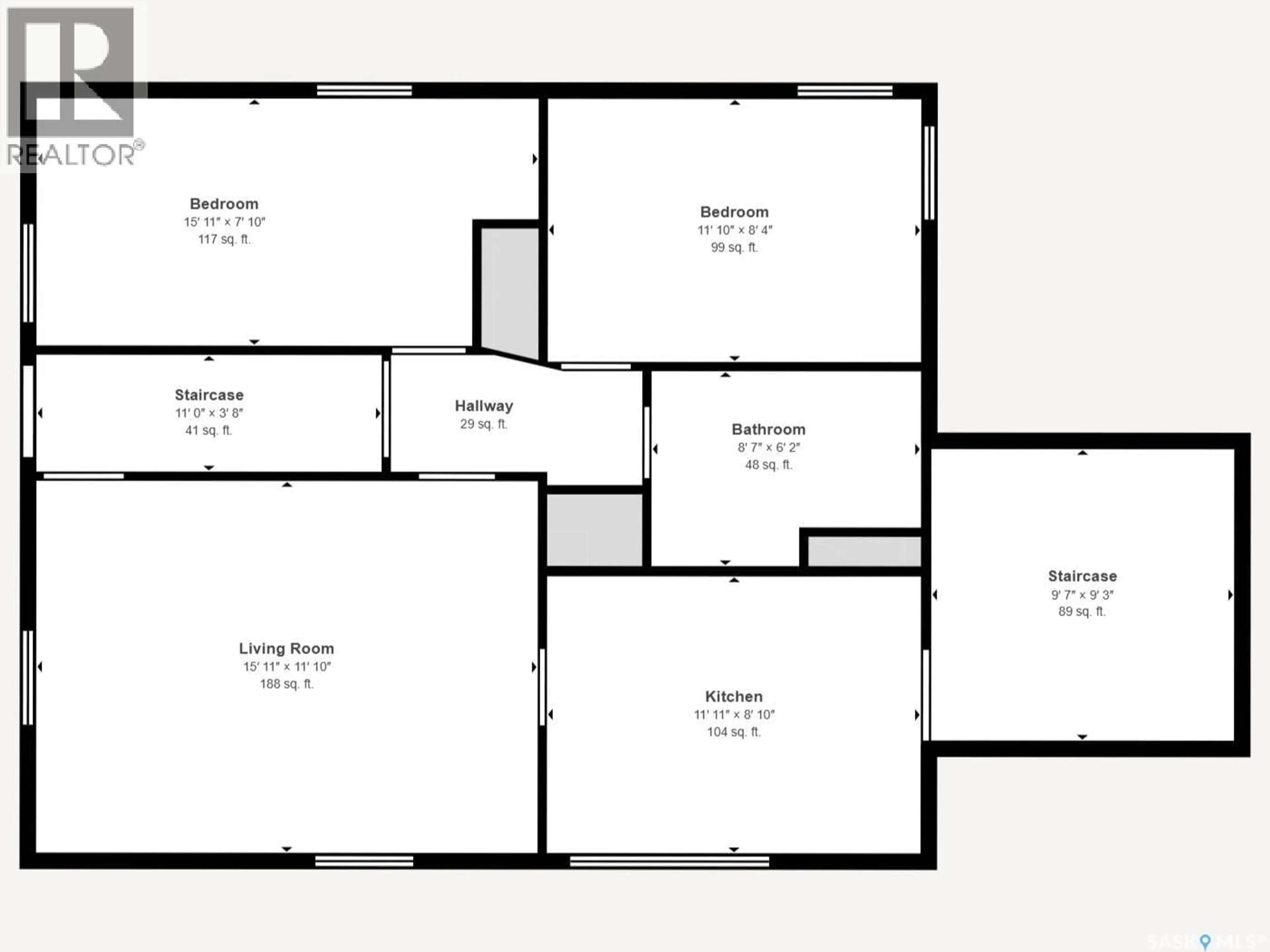 Floor plan for 1277 QUEEN STREET, Regina Saskatchewan S4T4B5